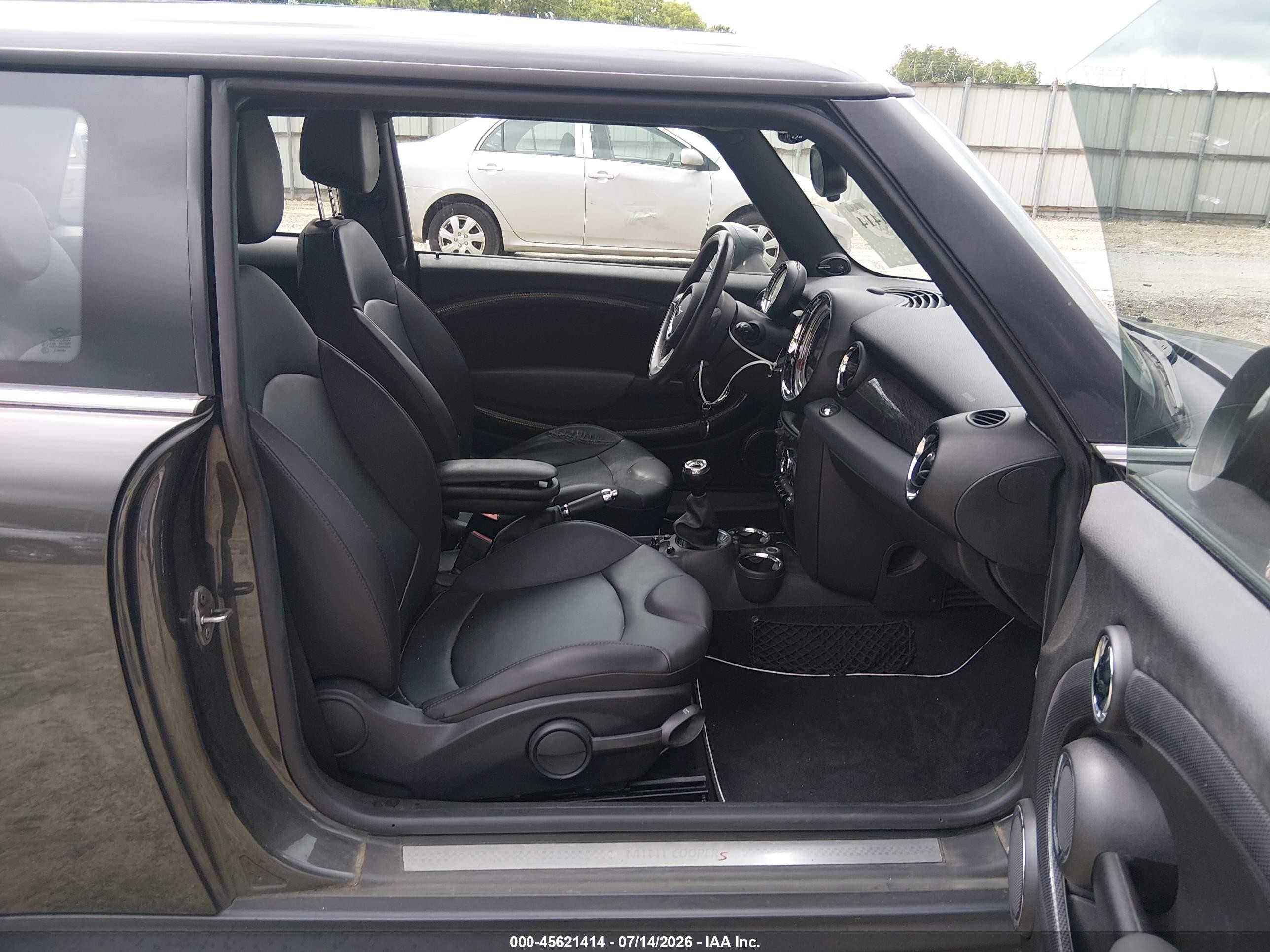 2012 Mini Cooper S   Black vin: WMWSV3C58CTY27411