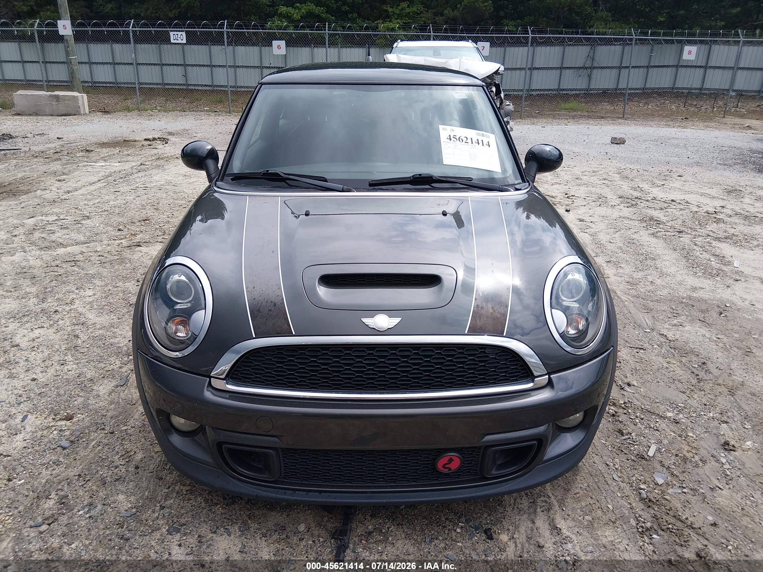 2012 Mini Cooper S   Black vin: WMWSV3C58CTY27411