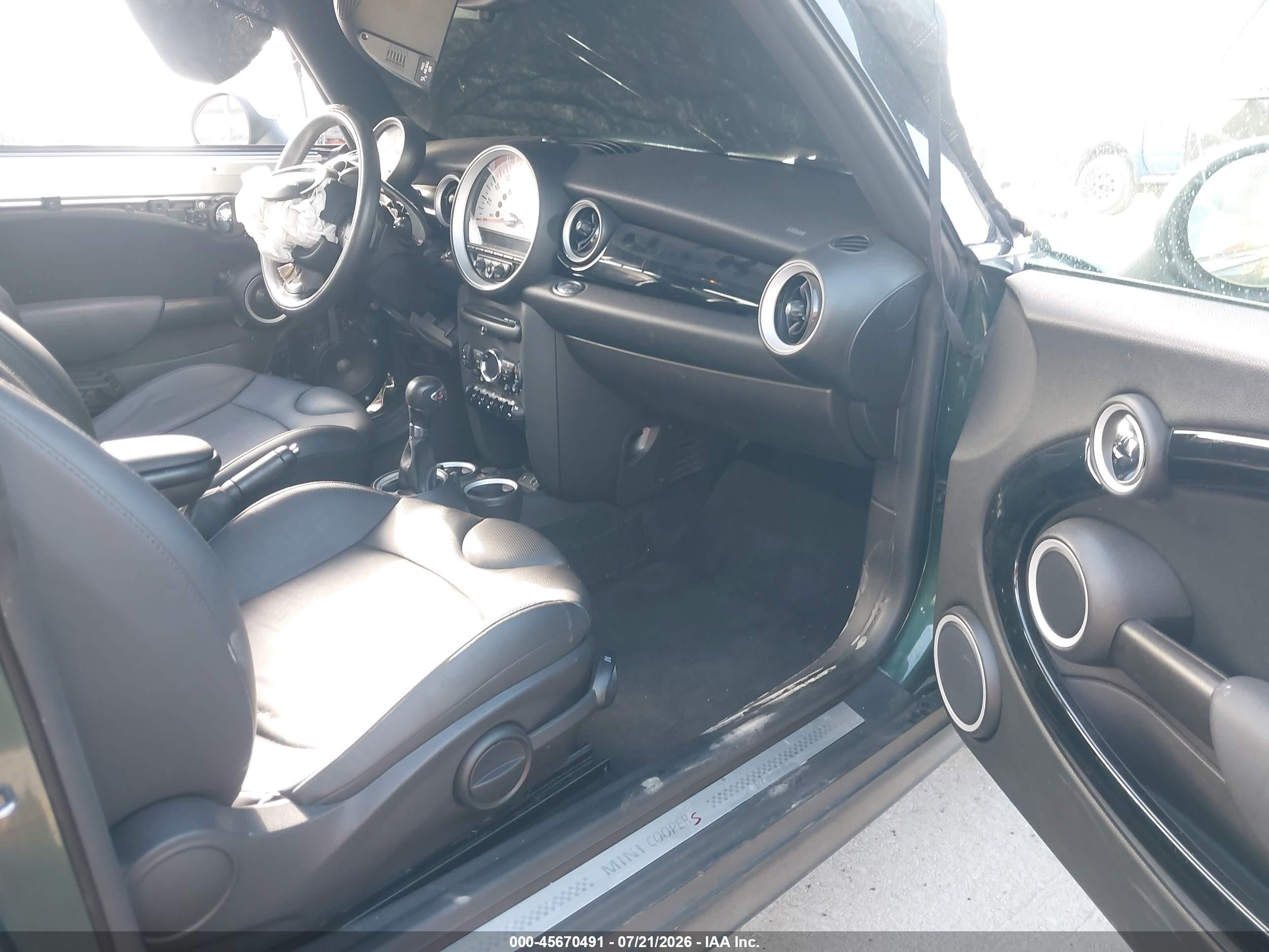 2013 Mini Hardtop Cooper S Green vin: WMWSV3C58DT394545