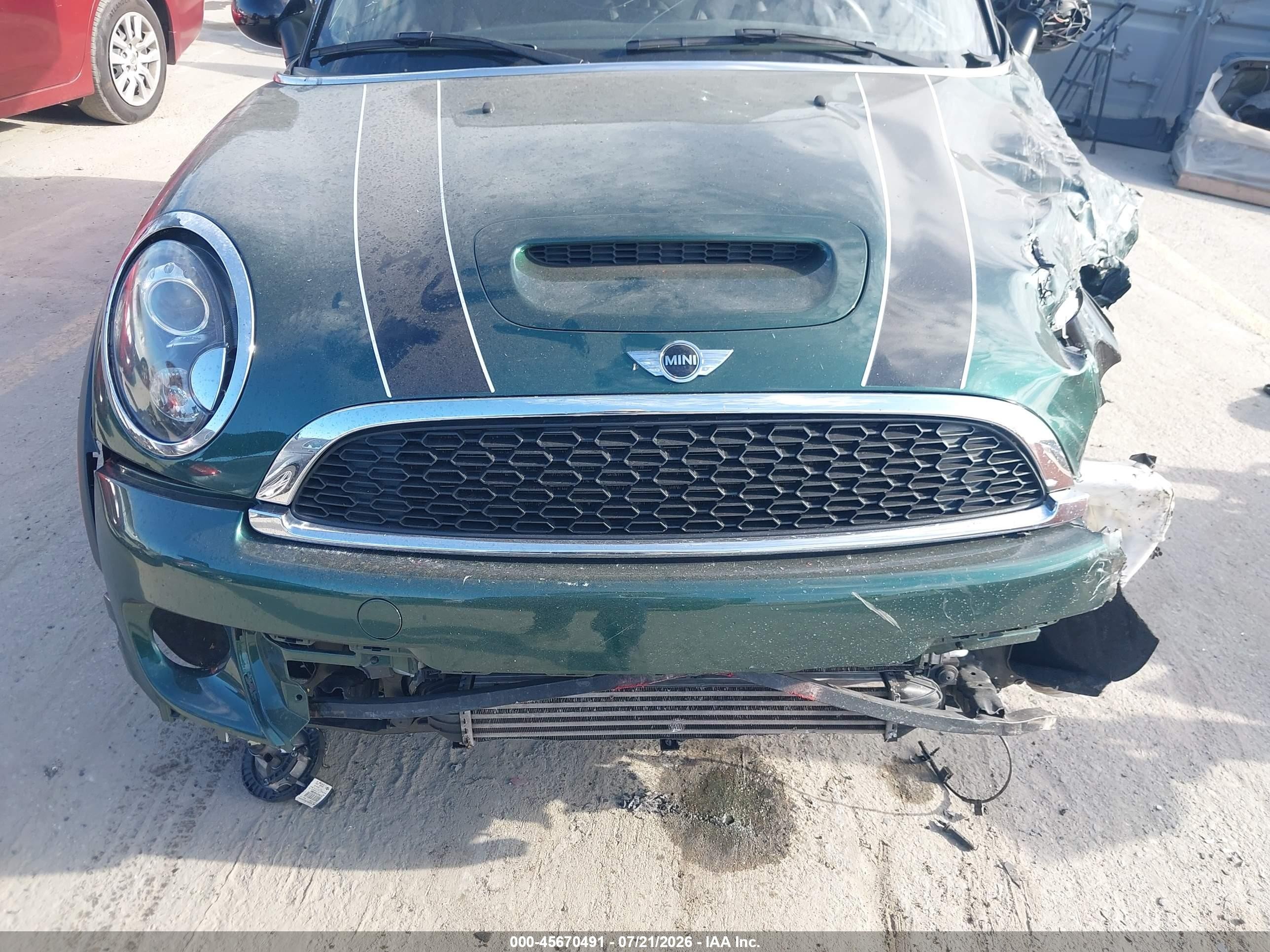 2013 Mini Hardtop Cooper S Green vin: WMWSV3C58DT394545