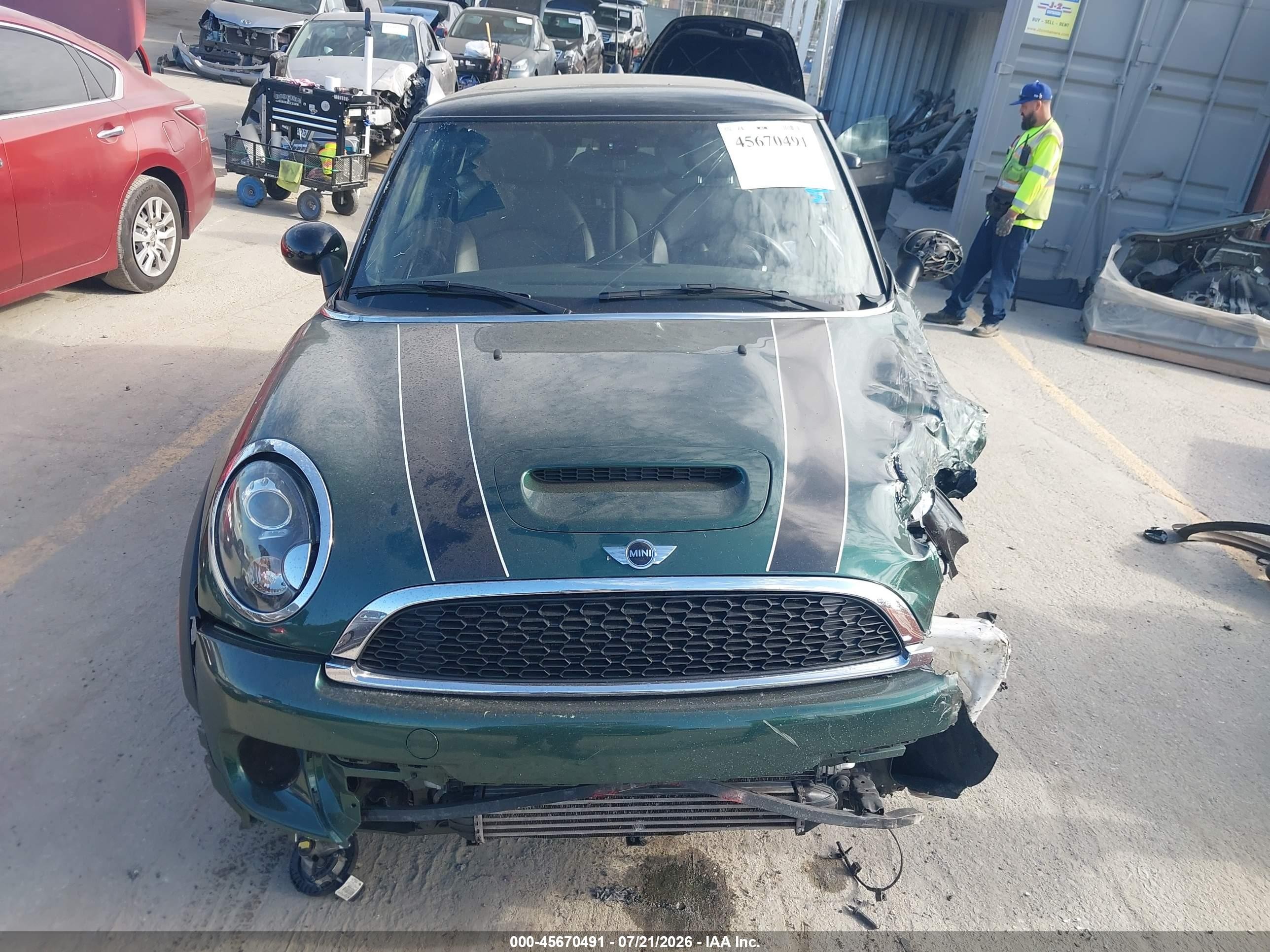 2013 Mini Hardtop Cooper S Green vin: WMWSV3C58DT394545