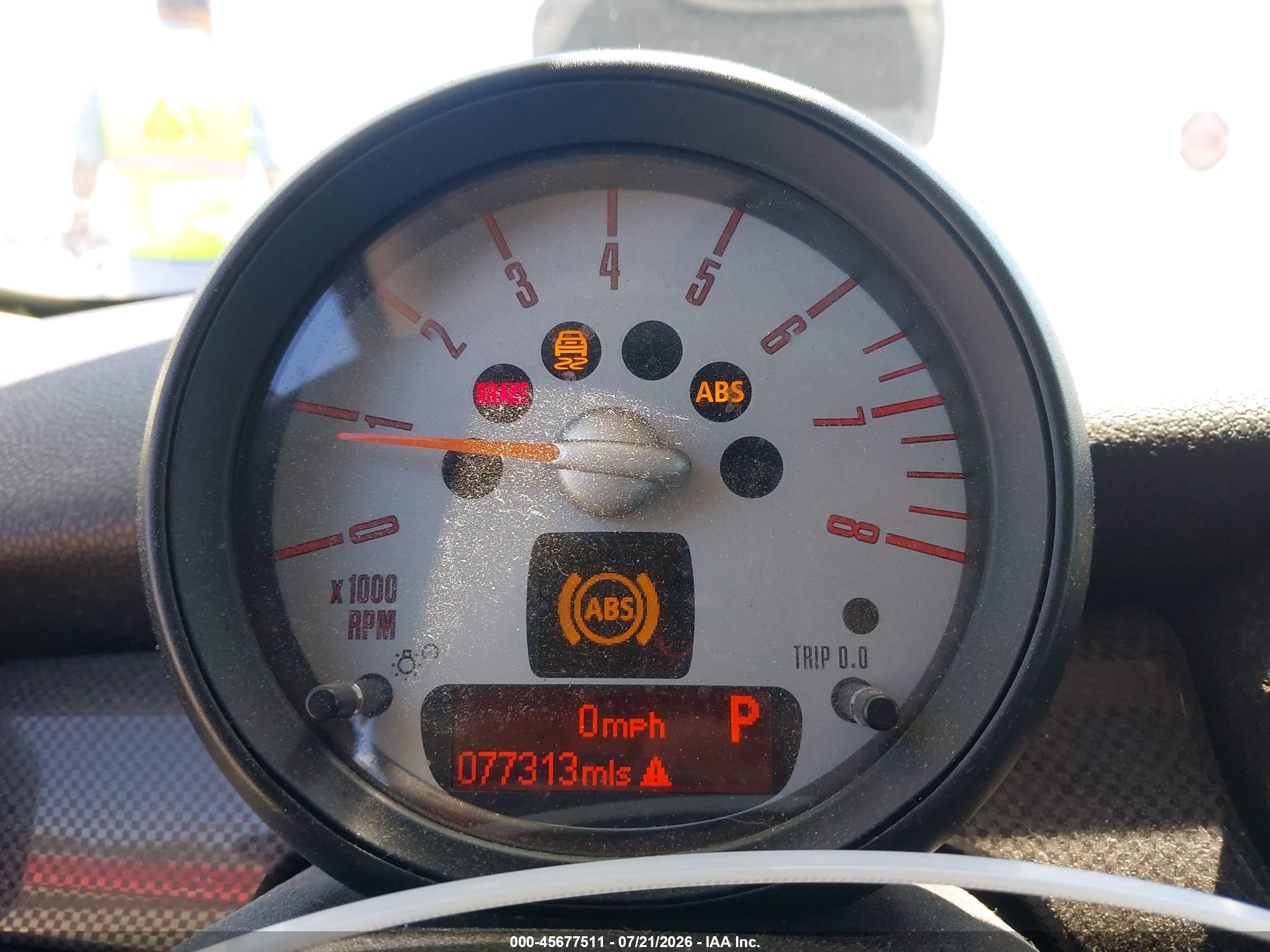 2013 Mini Hardtop Cooper S Красный vin: WMWSV3C59DT388852