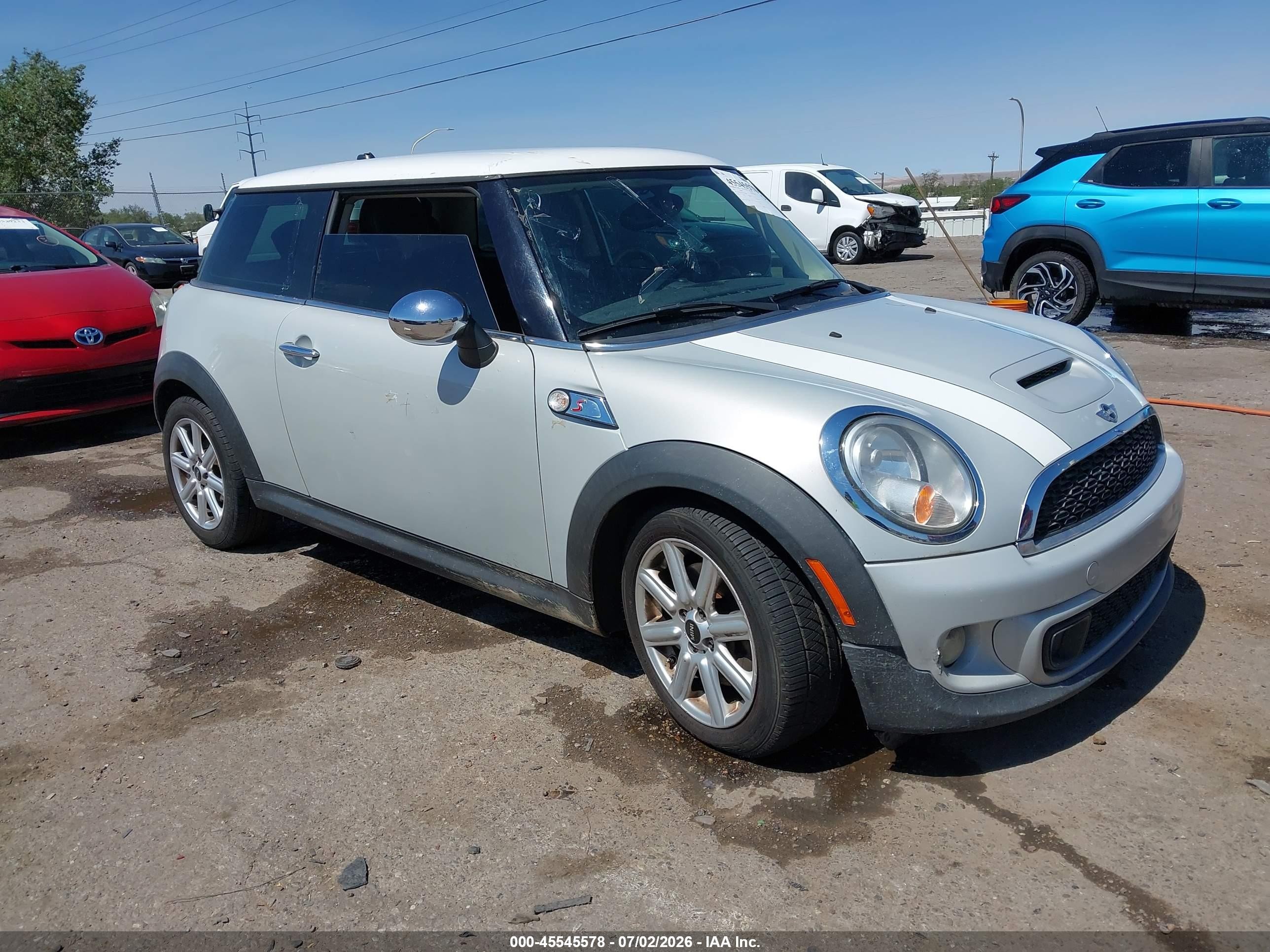 2013 Mini Hardtop Cooper S Gray vin: WMWSV3C59DT389046