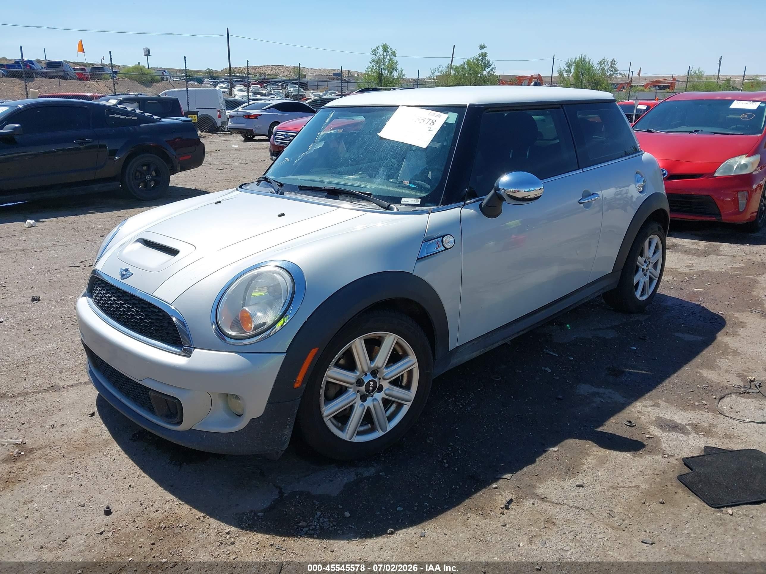 2013 Mini Hardtop Cooper S Gray vin: WMWSV3C59DT389046