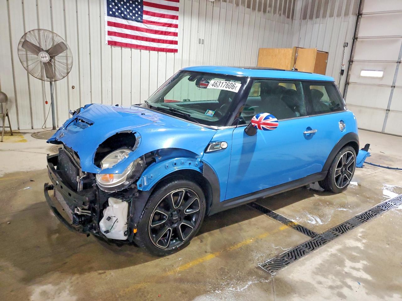 2013 Mini Cooper S Blue vin: WMWSV3C59DT389077