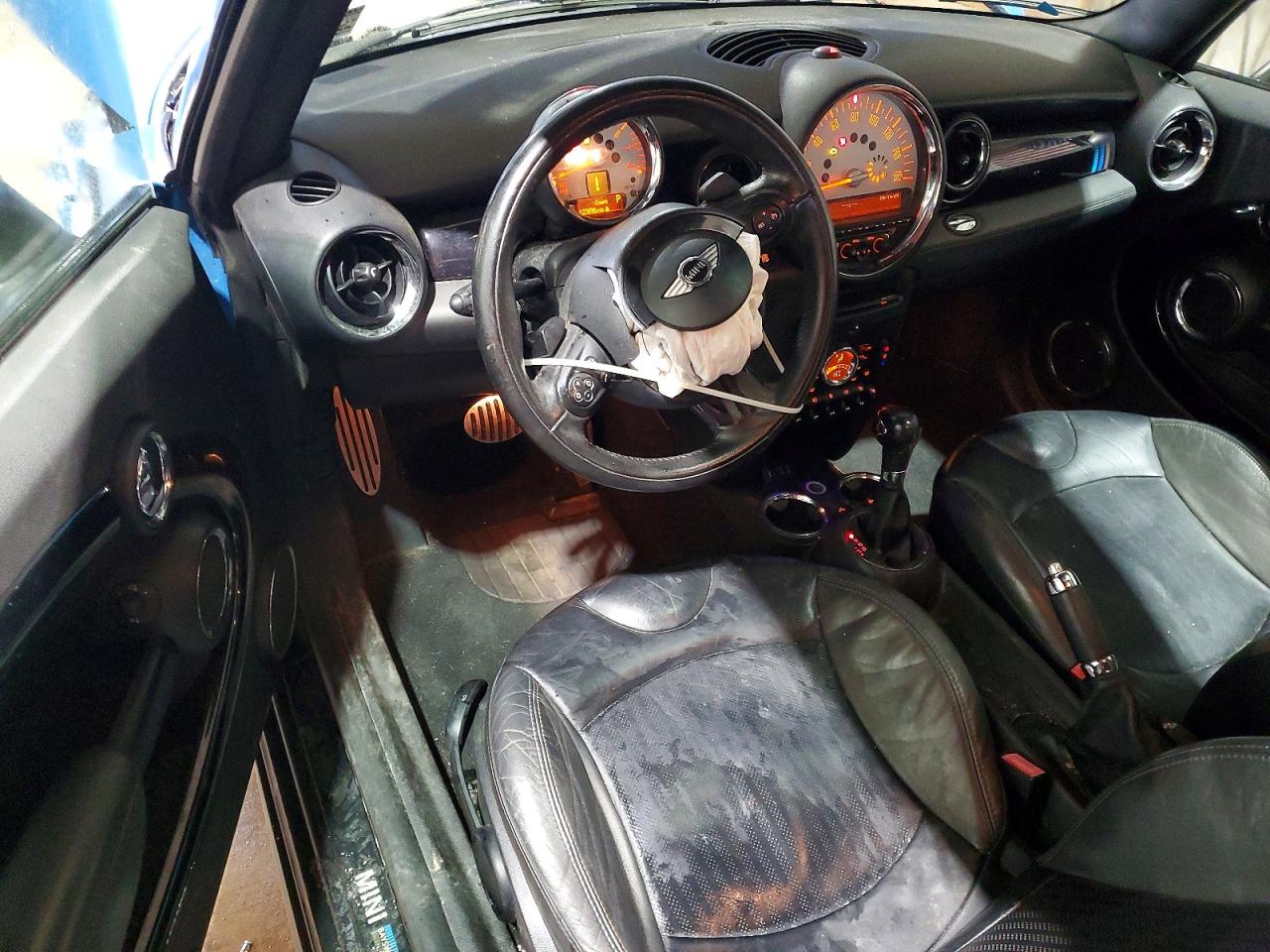 2013 Mini Cooper S Blue vin: WMWSV3C59DT389077