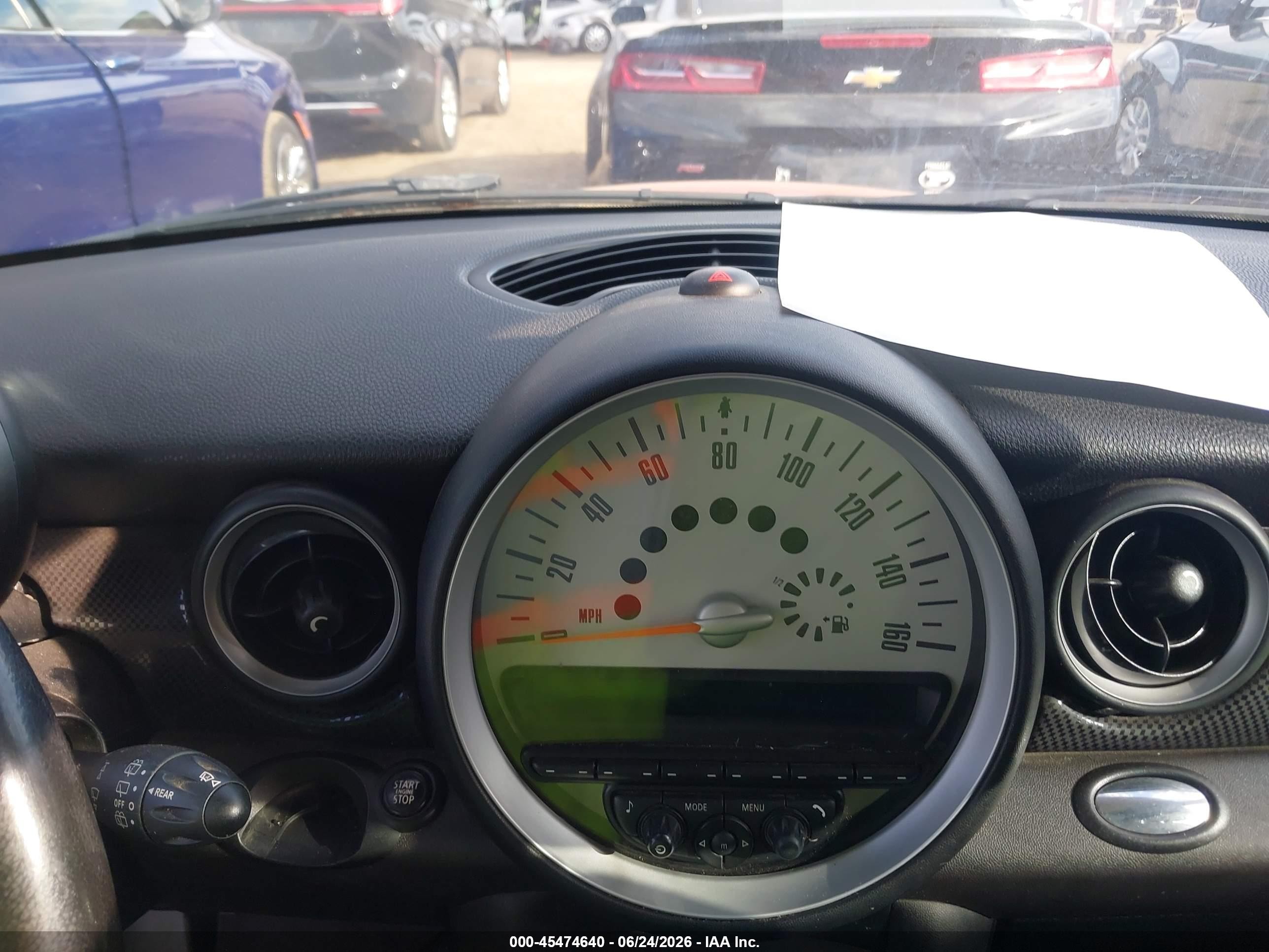 2013 Mini Hardtop Cooper S Red vin: WMWSV3C59DT476249
