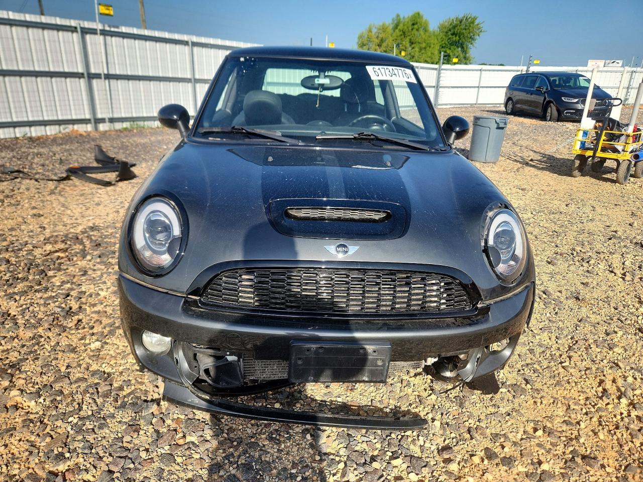 2012 Mini Cooper S Black vin: WMWSV3C5XCTY29578