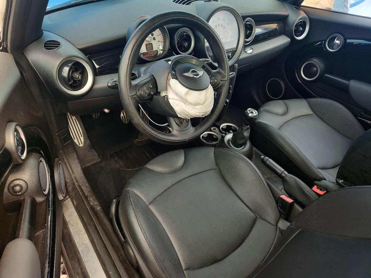 2012 Mini Cooper S Black vin: WMWSV3C5XCTY29578