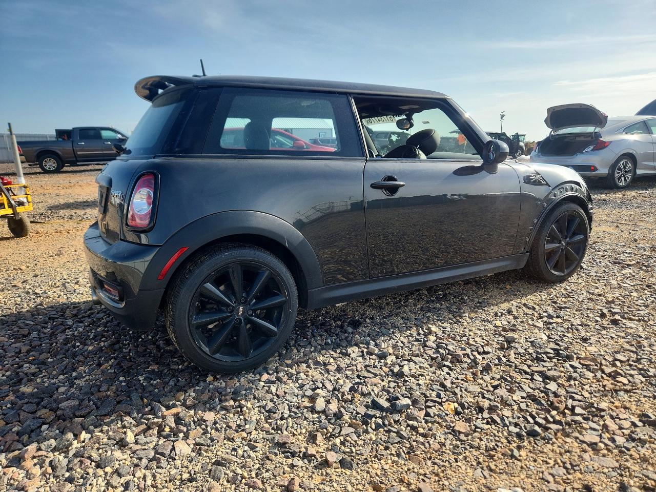 2012 Mini Cooper S Black vin: WMWSV3C5XCTY29578