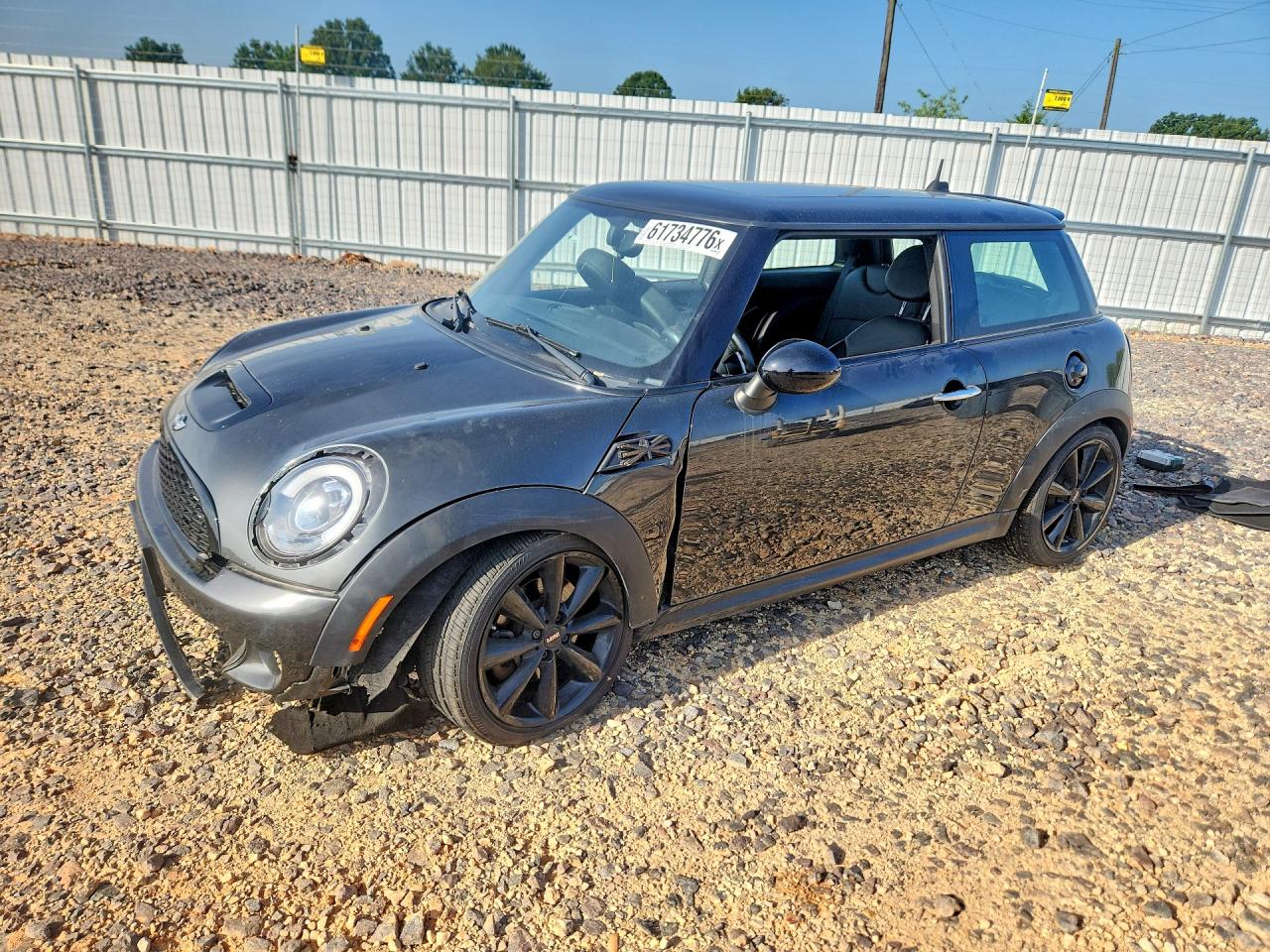 2012 Mini Cooper S Black vin: WMWSV3C5XCTY29578