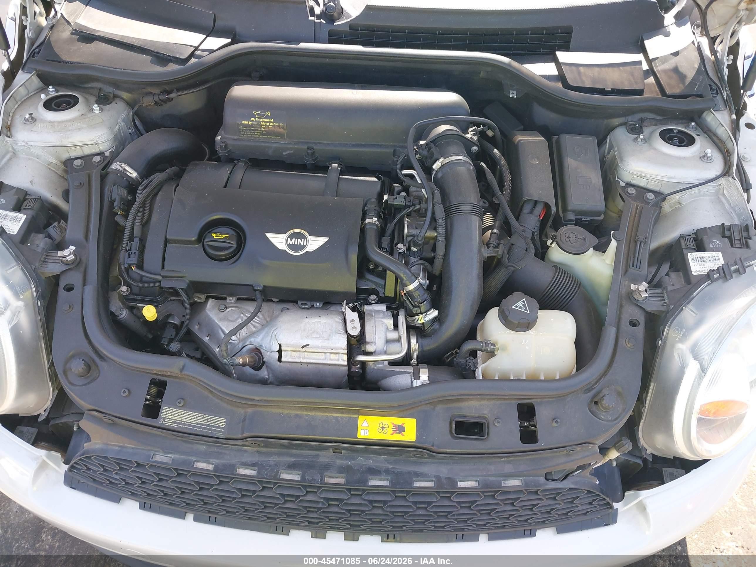 2013 Mini Hardtop Cooper S Silver vin: WMWSV3C5XDT389119