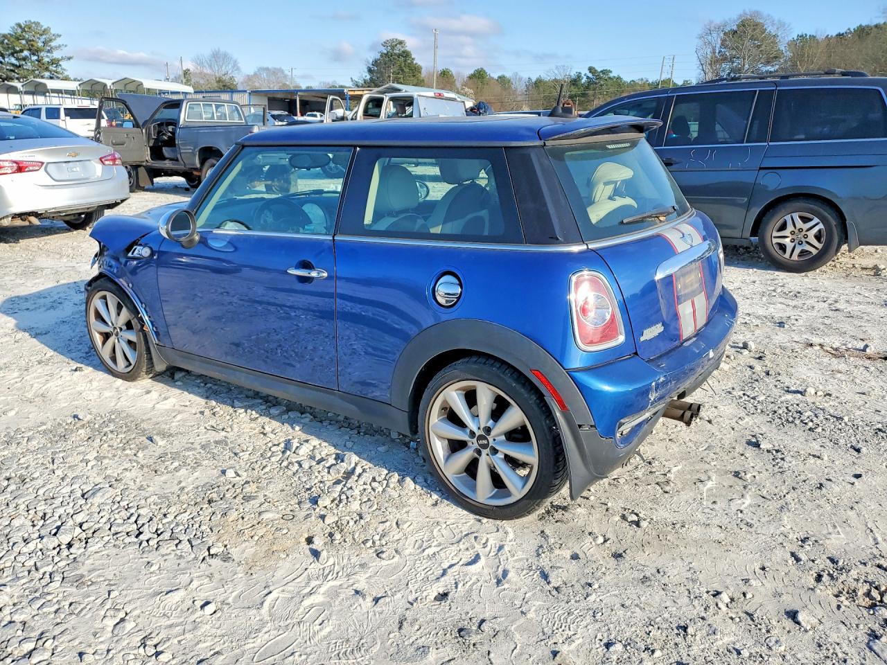 2013 Mini Cooper S Синий vin: WMWSV3C5XDT393171