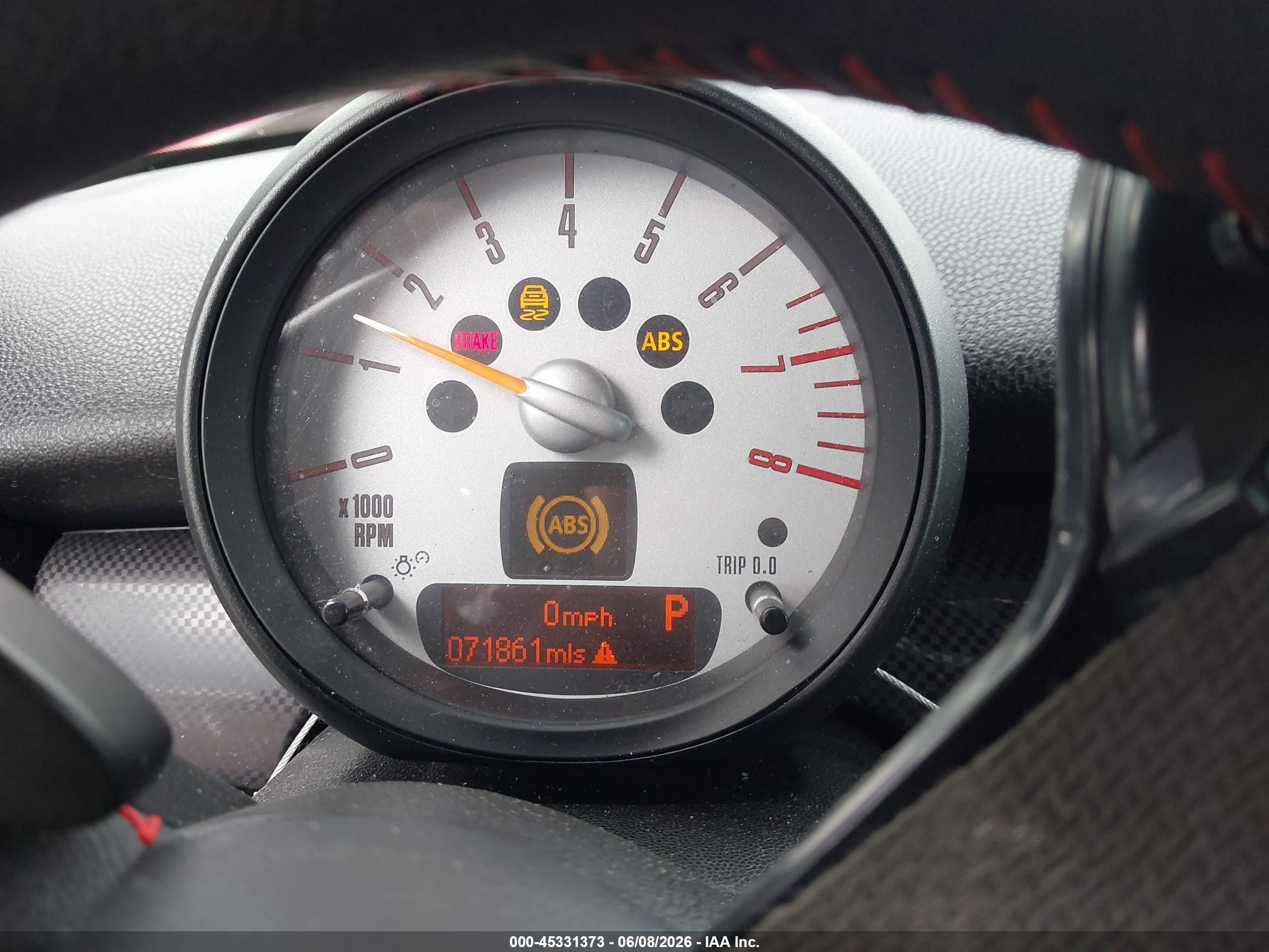 2013 Mini Hardtop Cooper S Красный vin: WMWSV3C5XDT396930