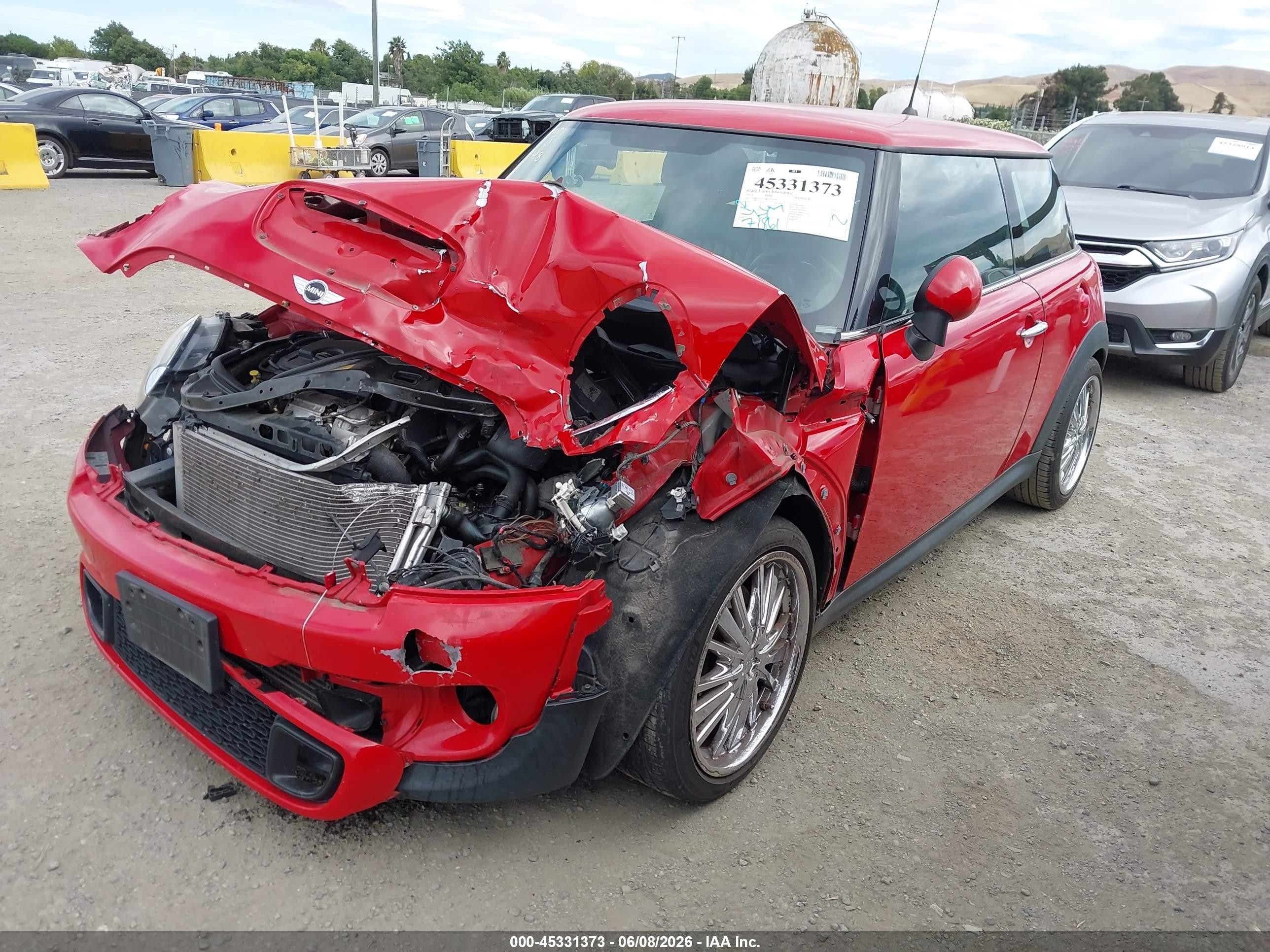 2013 Mini Hardtop Cooper S Красный vin: WMWSV3C5XDT396930
