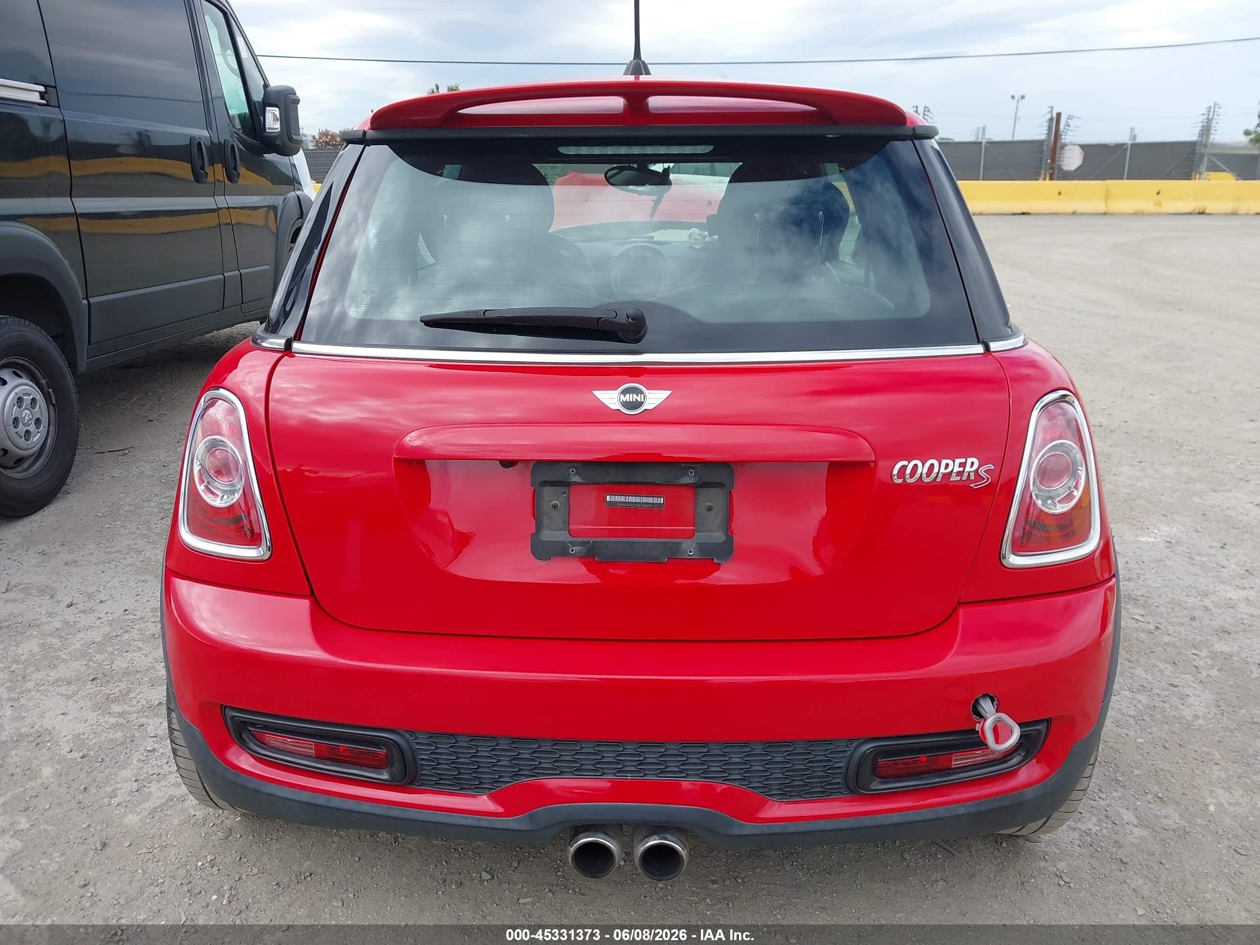 2013 Mini Hardtop Cooper S Красный vin: WMWSV3C5XDT396930