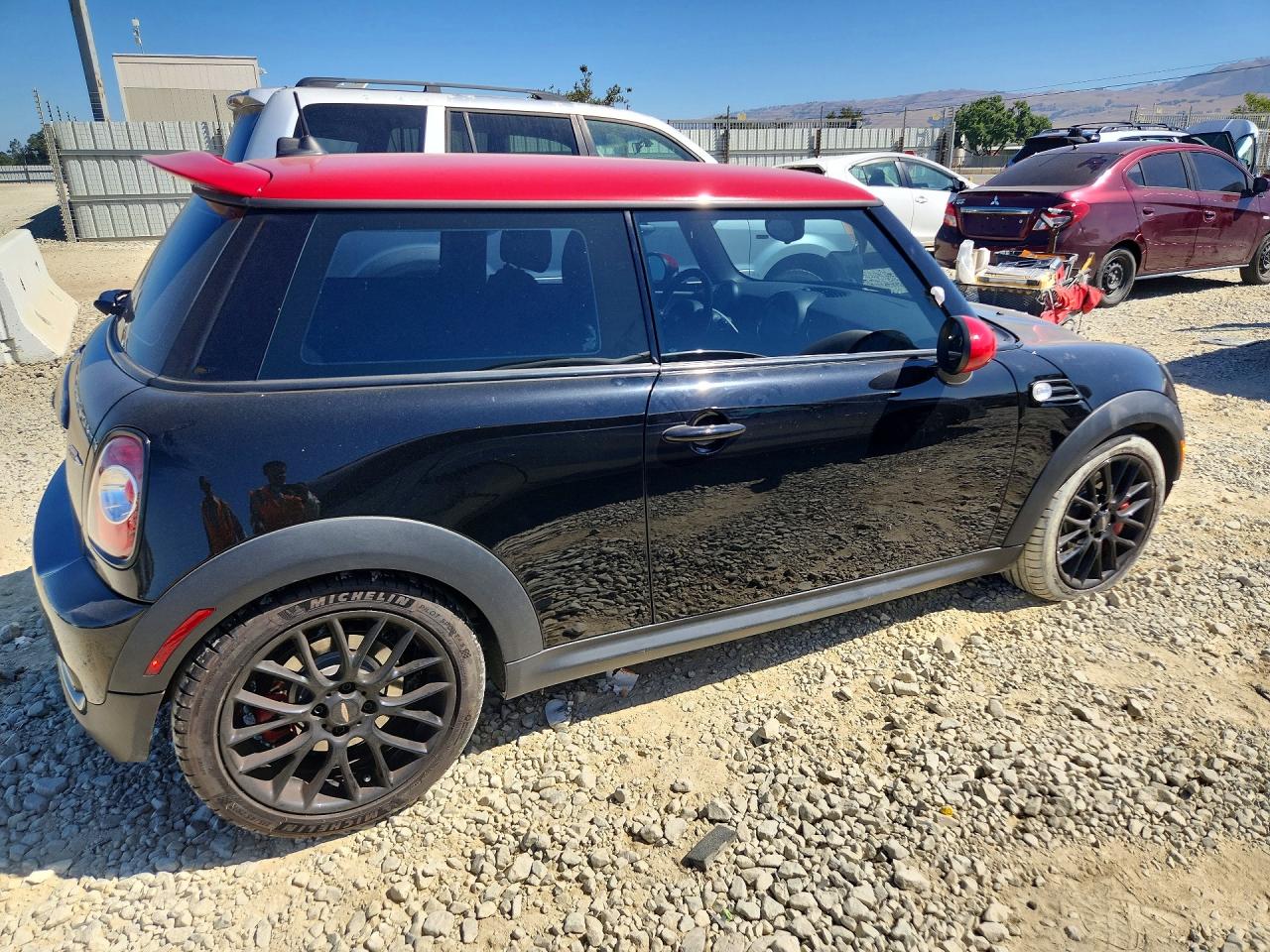 2011 Mini Cooper John Cooper Works Black vin: WMWSV9C57BTZ97115