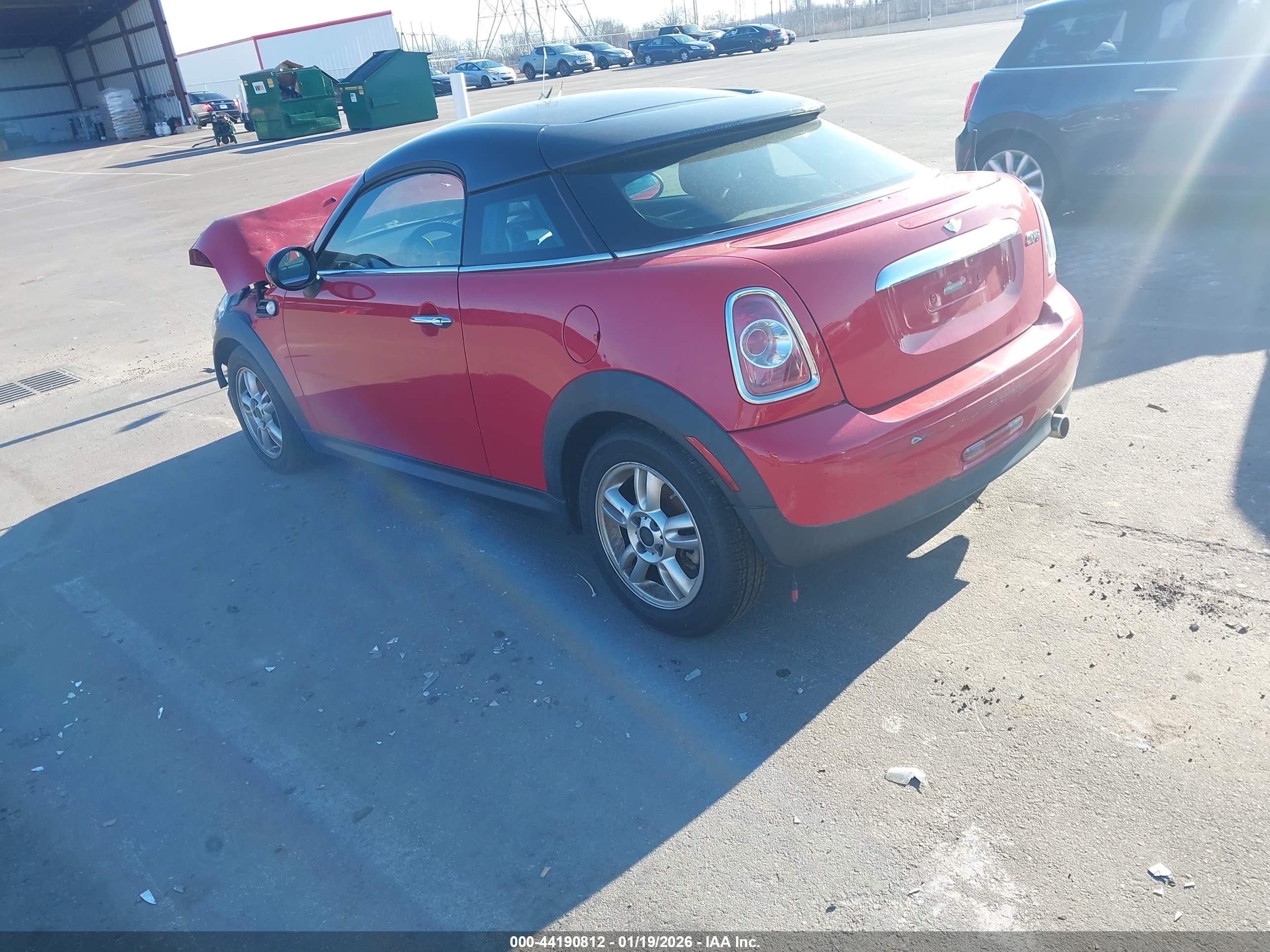 2014 Mini Coupe Cooper Красный vin: WMWSX1C53ET507835