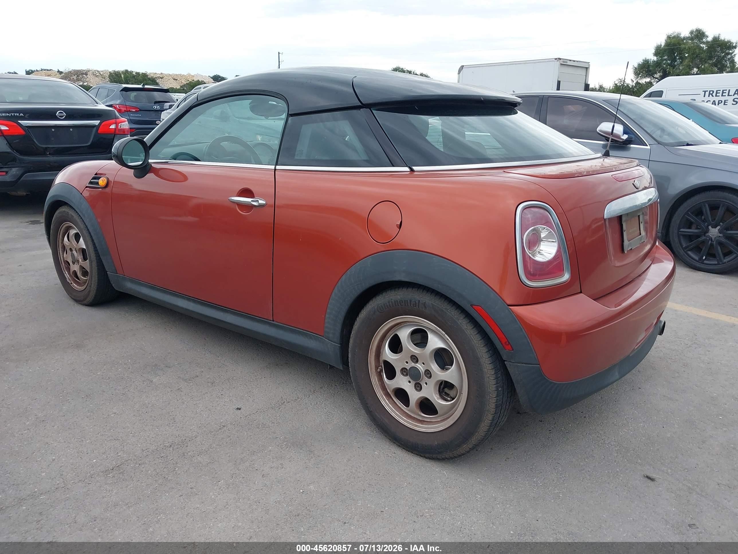 2013 Mini Coupe Cooper Orange vin: WMWSX1C58DT507635