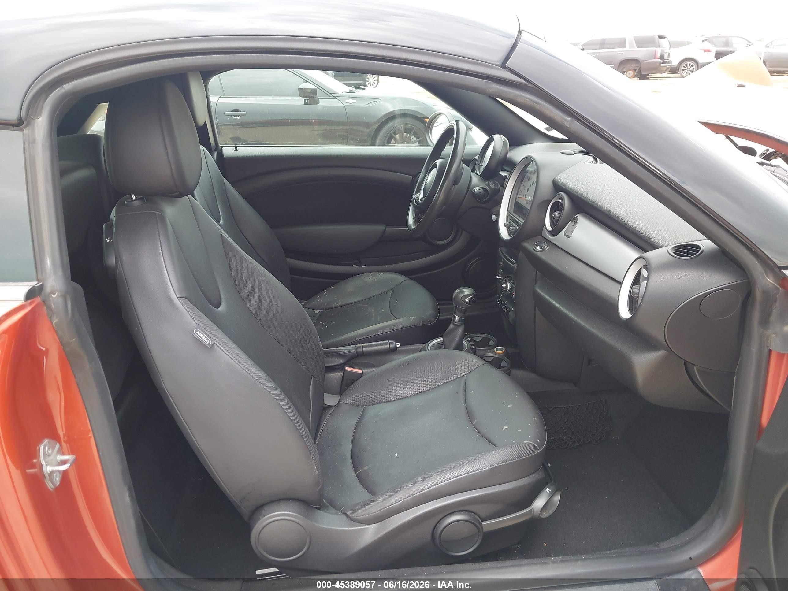 2013 Mini Coupe Cooper Orange vin: WMWSX1C5XDT507328