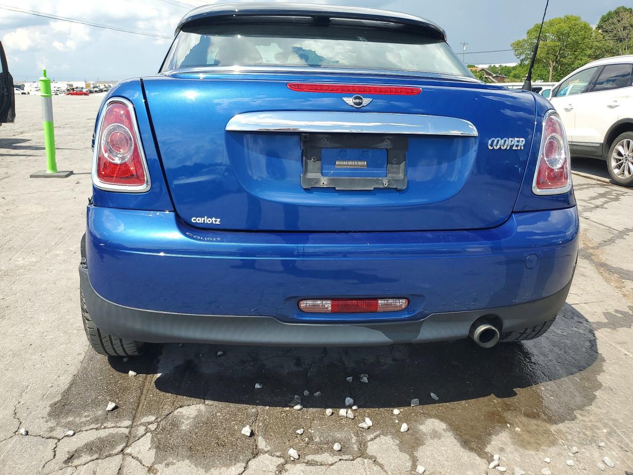 2015 Mini Cooper Coupe Blue vin: WMWSX1C5XFT508210