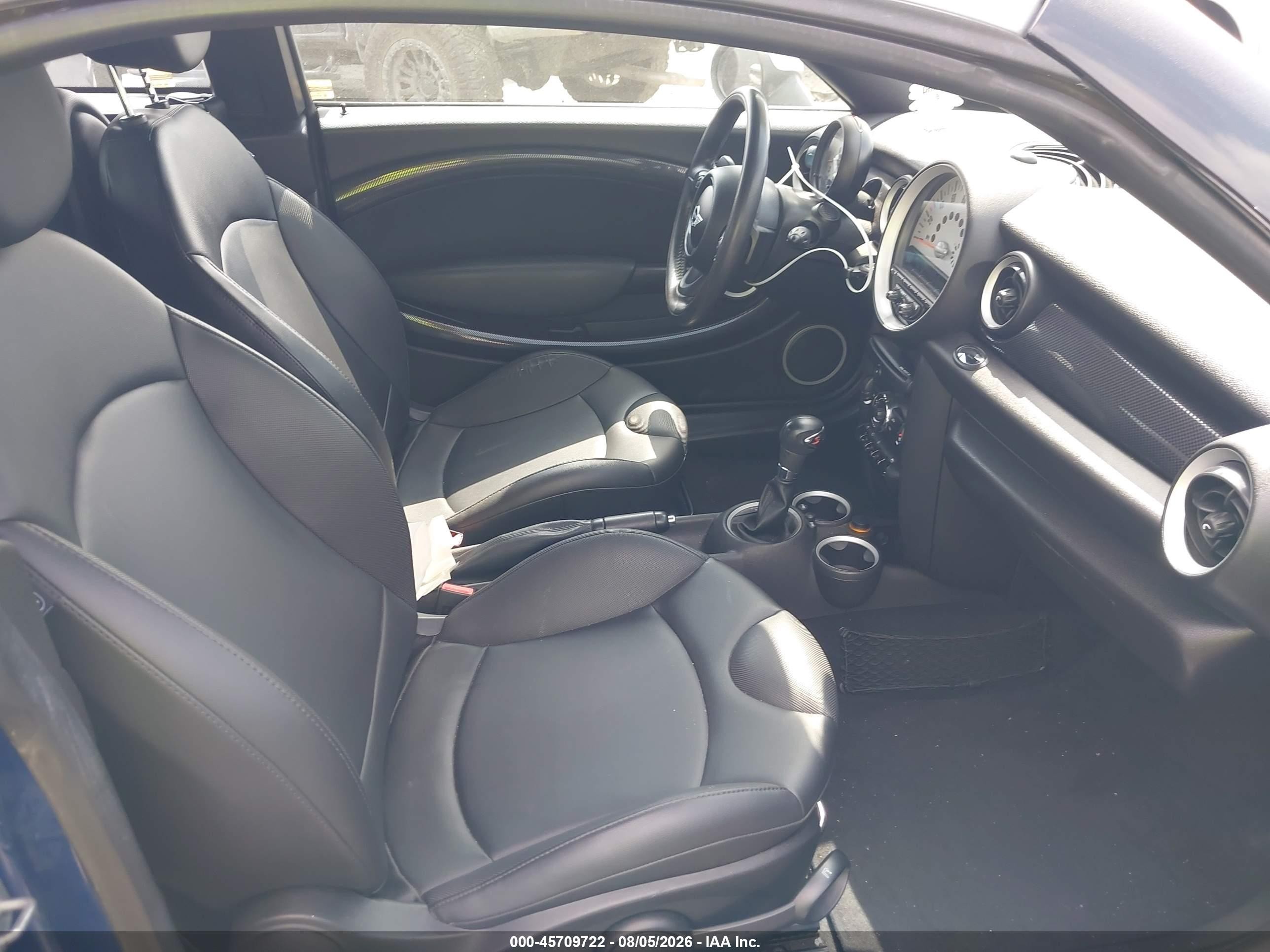 2013 Mini Coupe Cooper S Синий vin: WMWSX3C50DT466896
