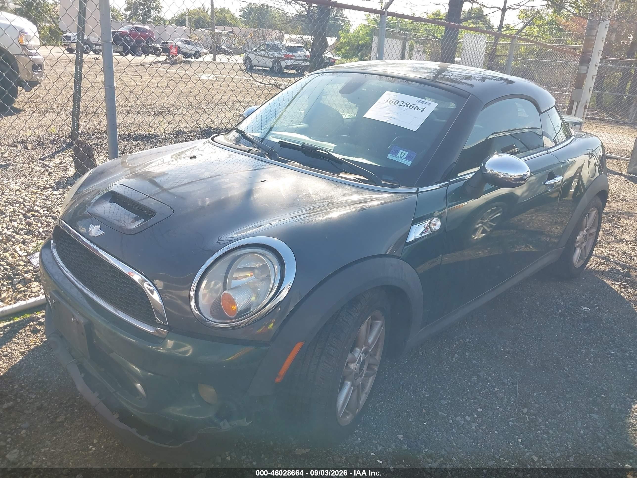 2012 Mini Cooper S   Green vin: WMWSX3C51CT465769