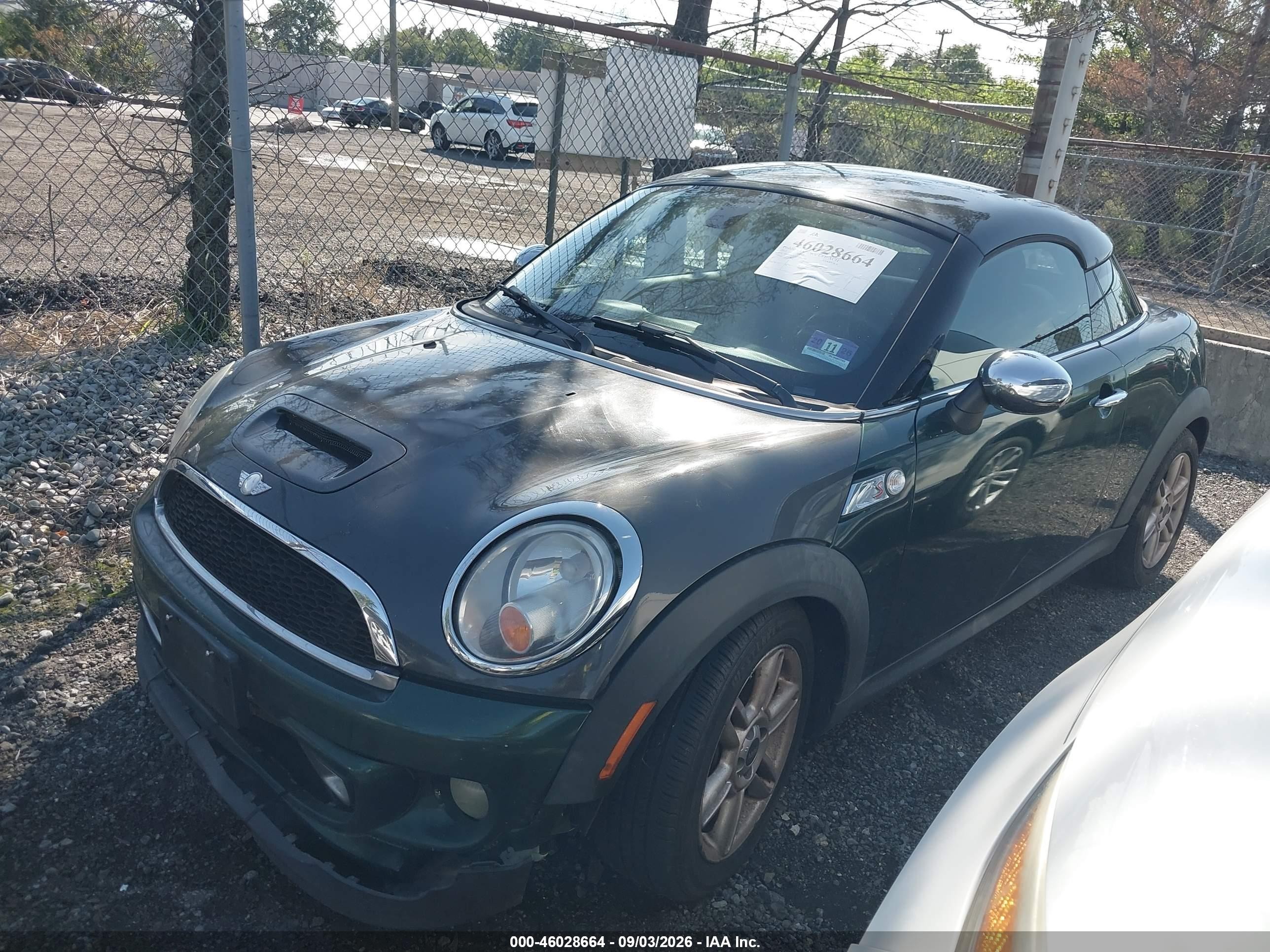 2012 Mini Cooper S   Green vin: WMWSX3C51CT465769