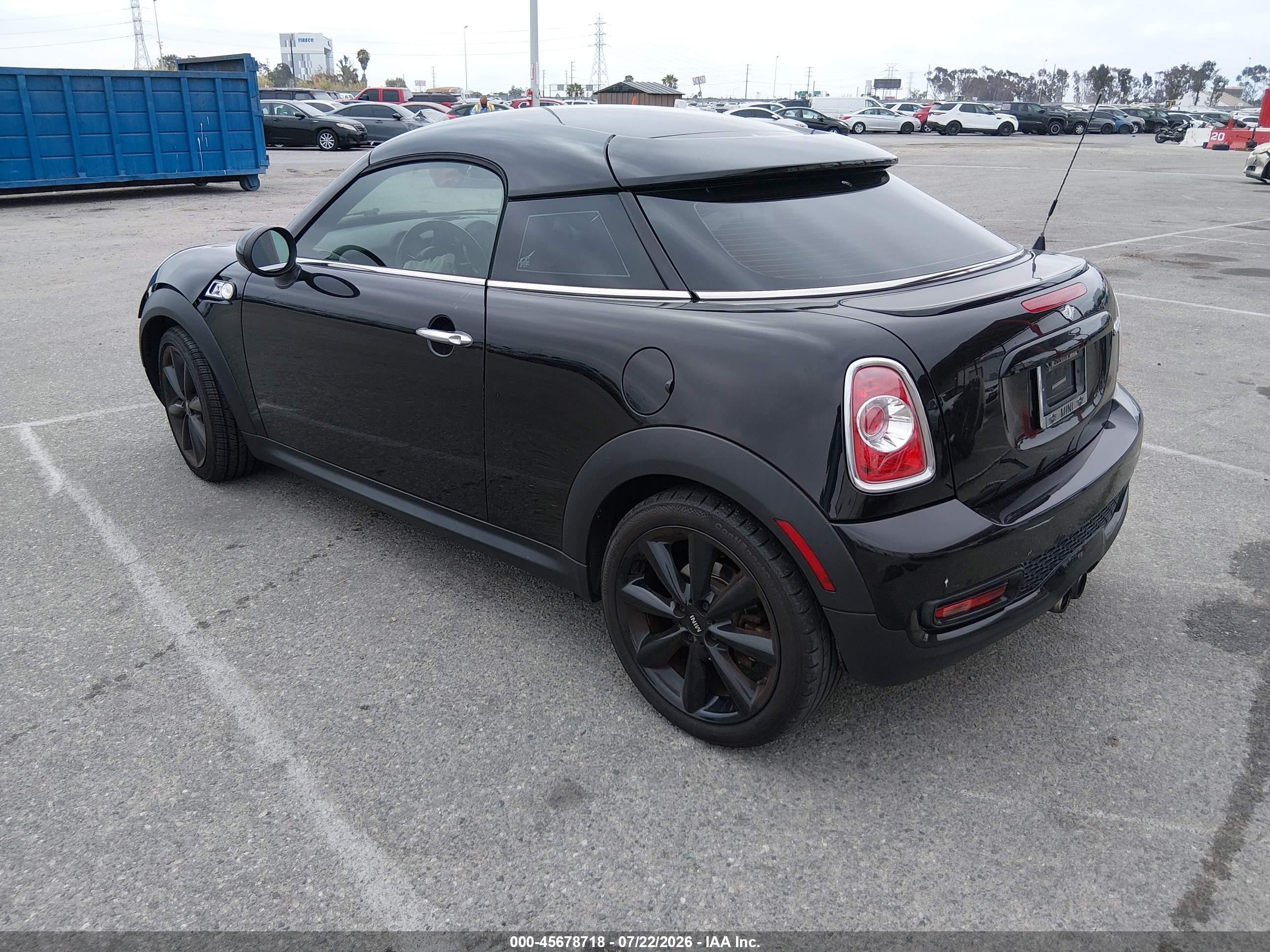 2013 Mini Coupe Cooper S Черный vin: WMWSX3C53DT466262