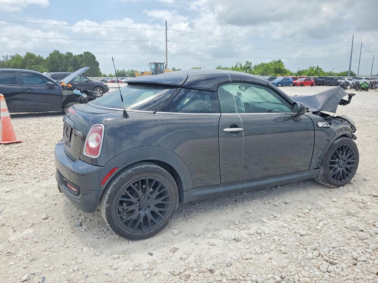 2013 Mini Cooper Coupe S Charcoal vin: WMWSX3C53DT772555