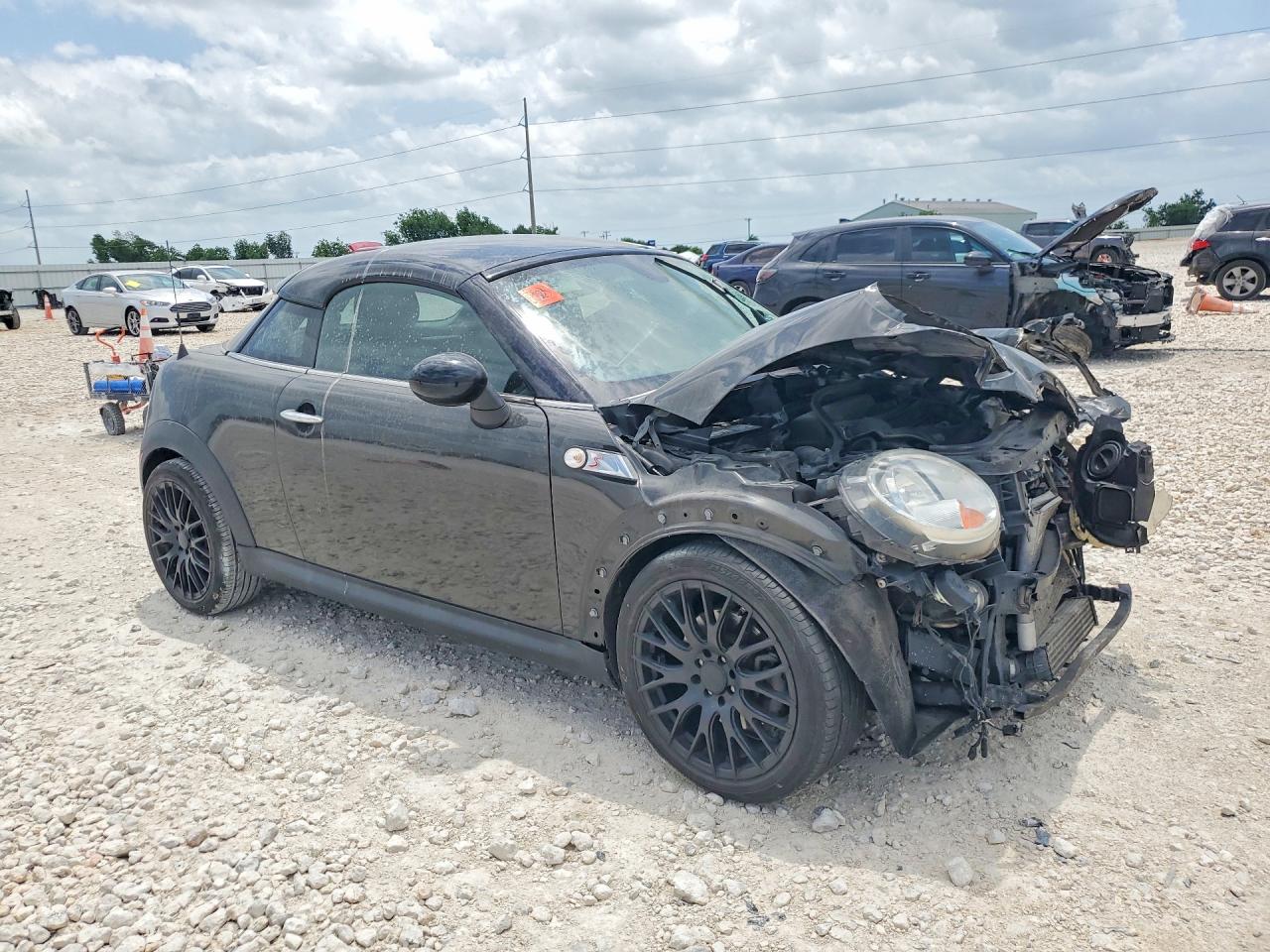 2013 Mini Cooper Coupe S Charcoal vin: WMWSX3C53DT772555