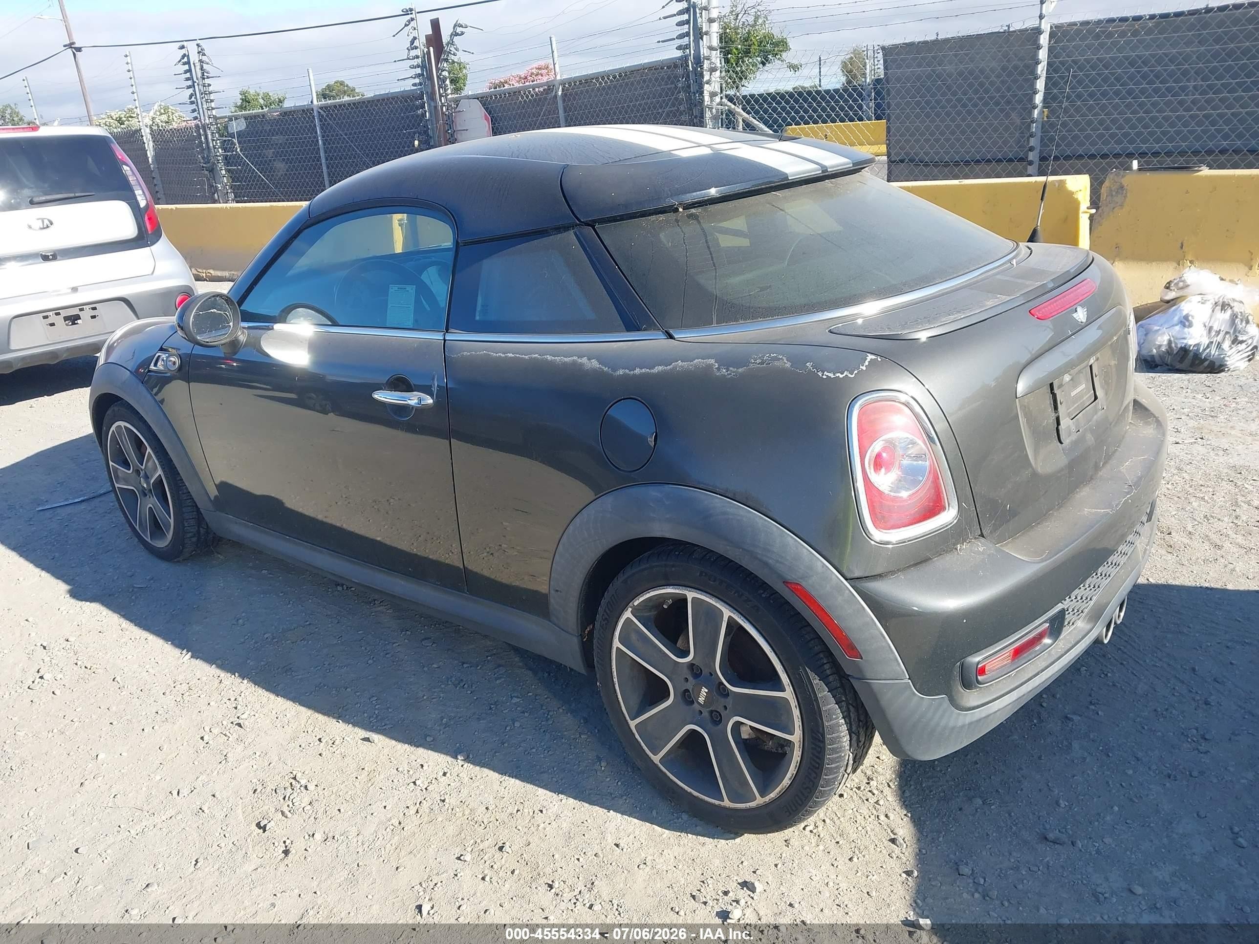 2013 Mini Coupe Cooper S Black vin: WMWSX3C55DT466814