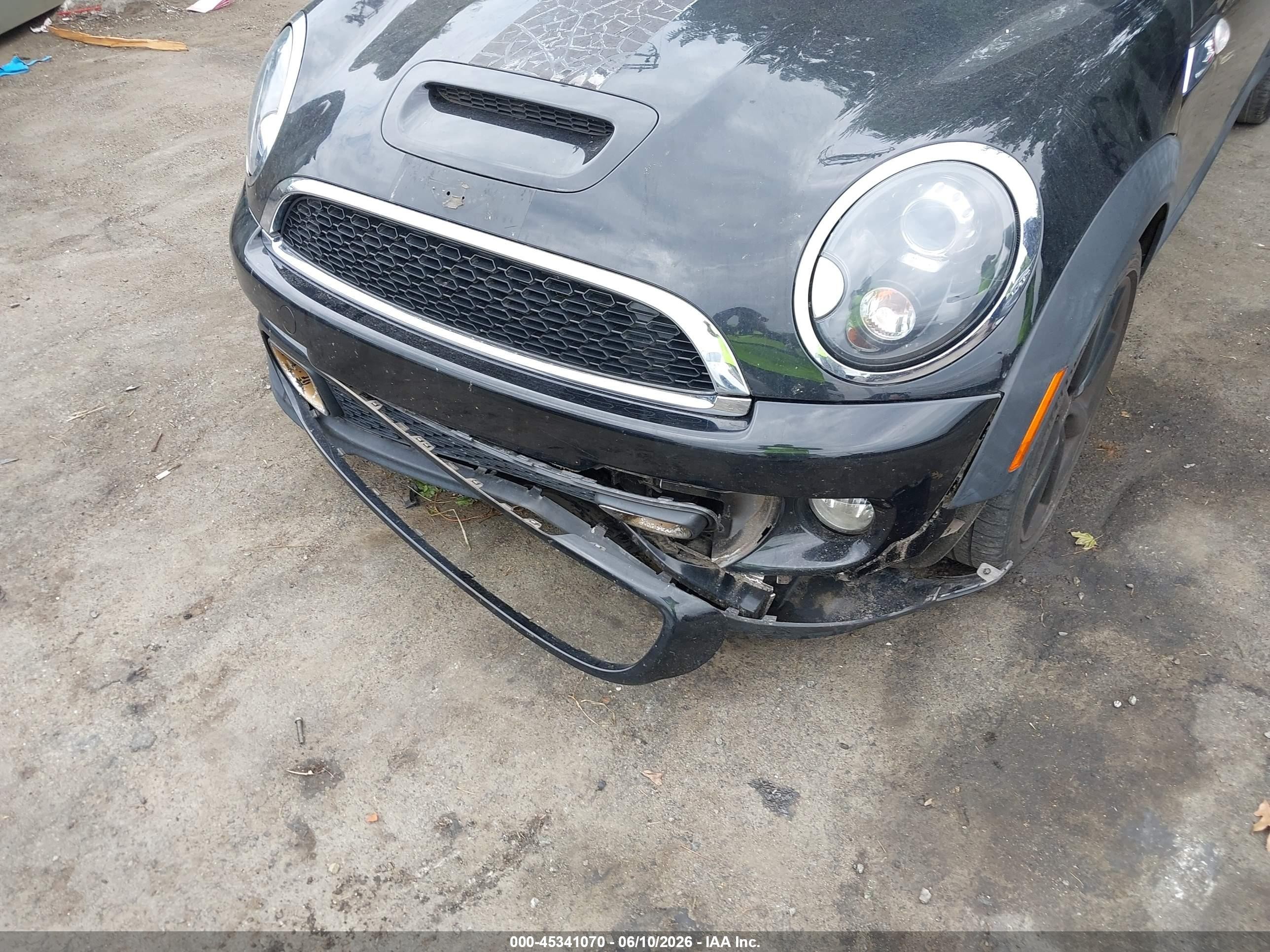 2014 Mini Coupe Cooper S Черный vin: WMWSX3C57ET409287