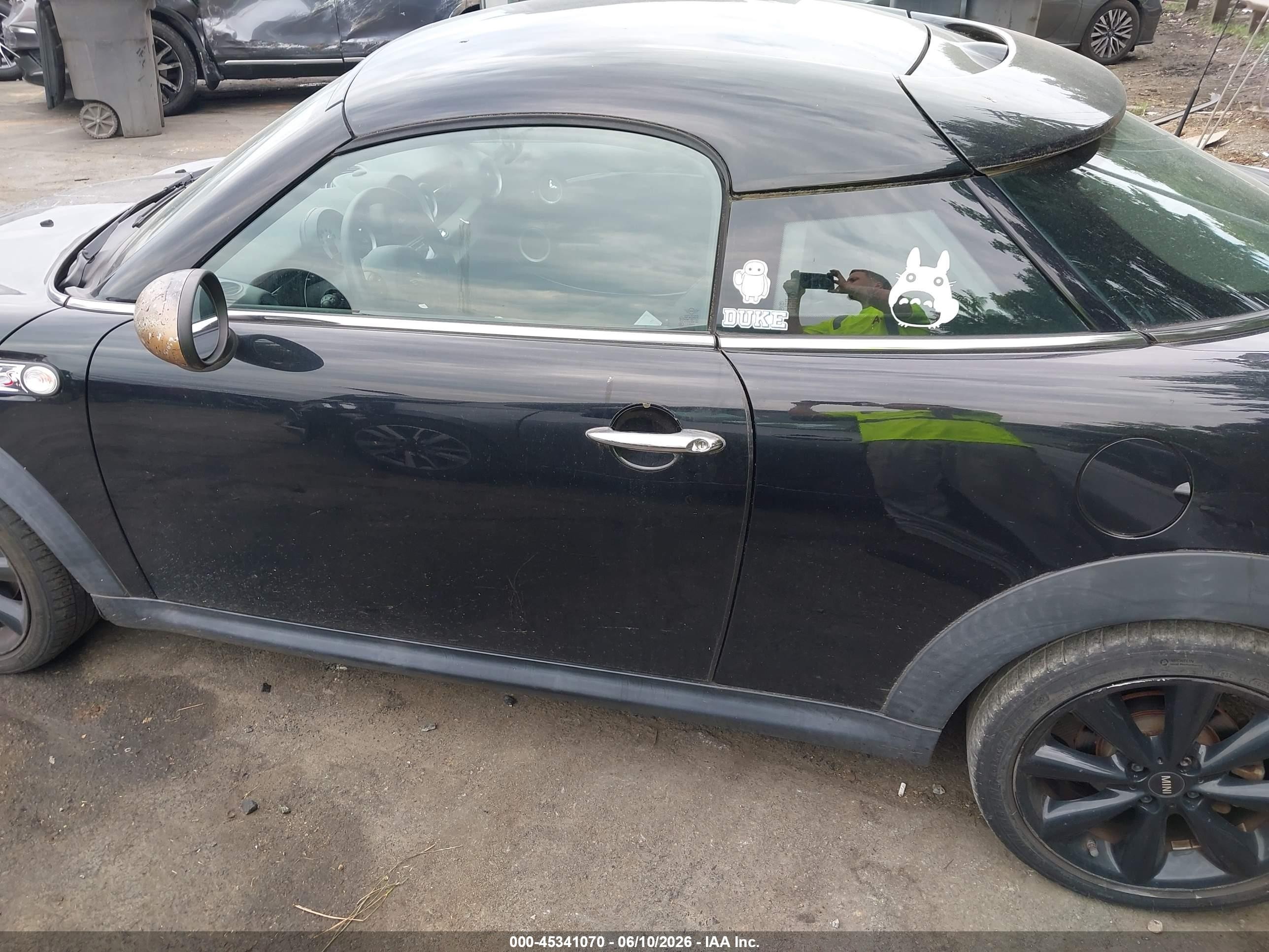 2014 Mini Coupe Cooper S Черный vin: WMWSX3C57ET409287