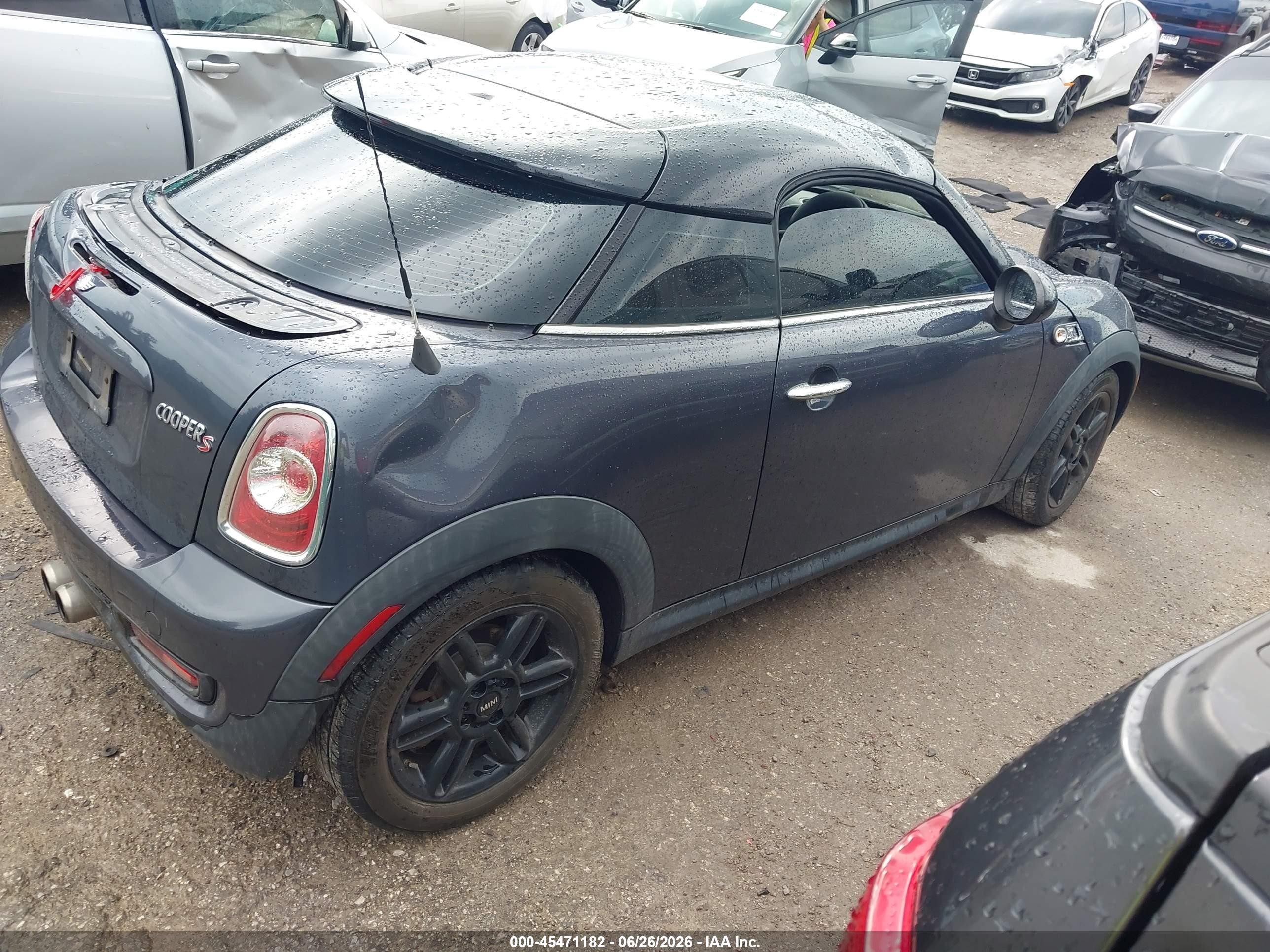2014 Mini Coupe Cooper S Navy vin: WMWSX3C58ET772729