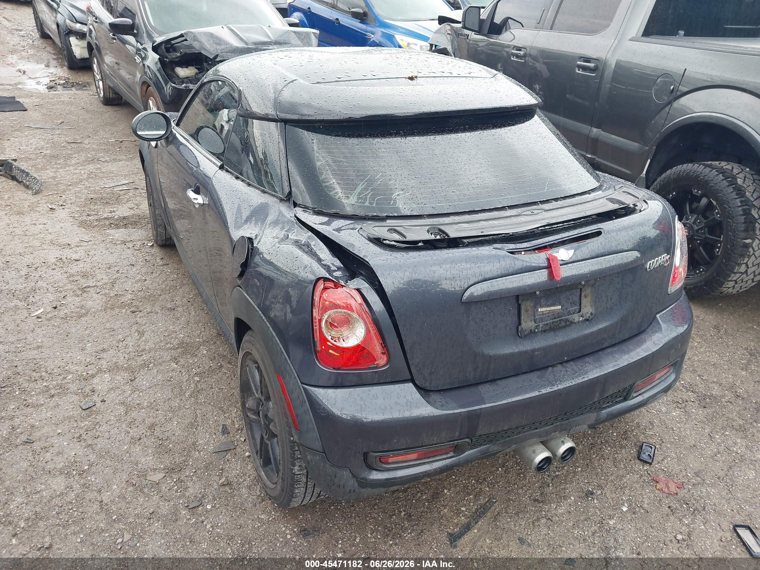 2014 Mini Coupe Cooper S Navy vin: WMWSX3C58ET772729