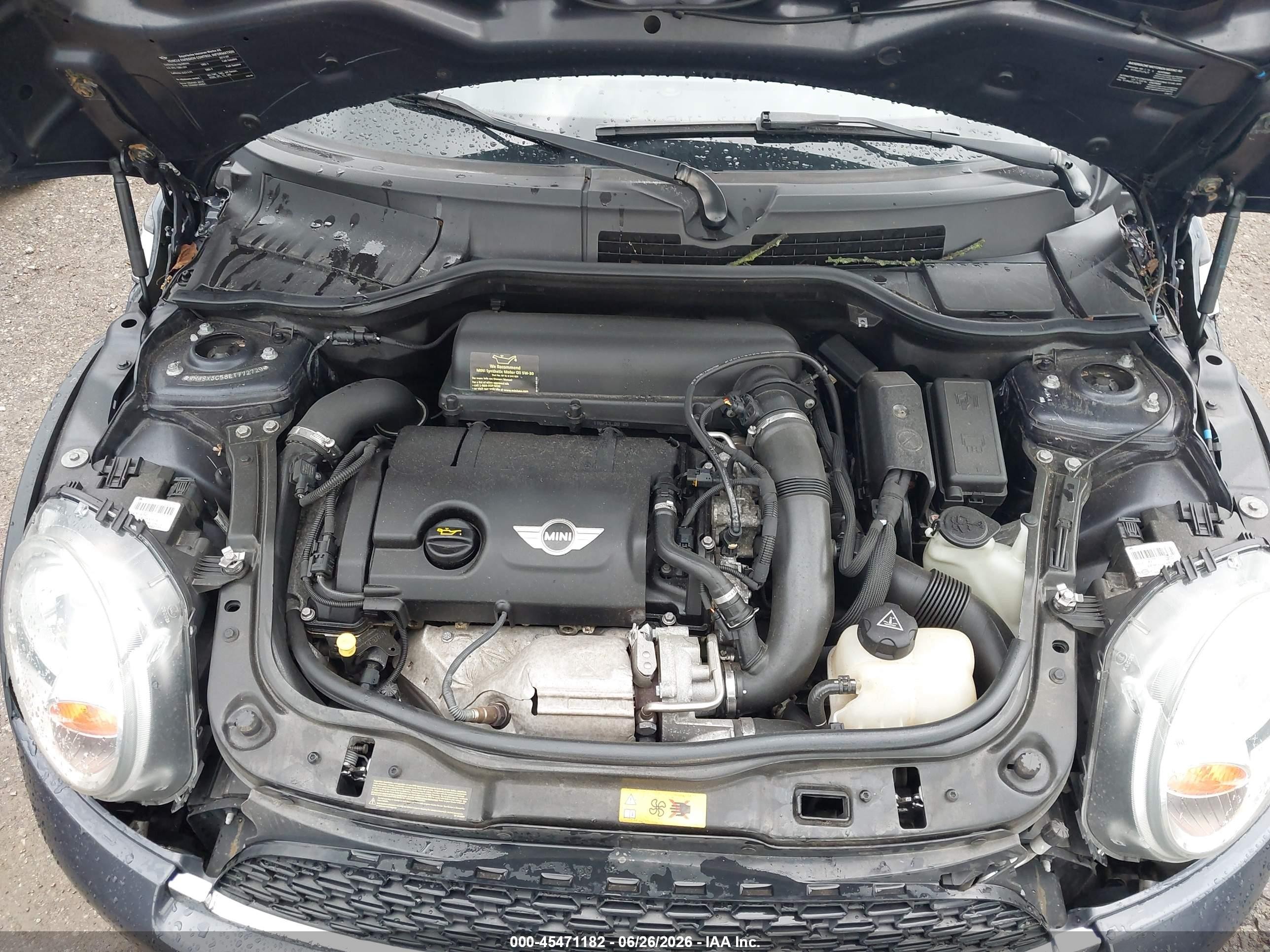 2014 Mini Coupe Cooper S Navy vin: WMWSX3C58ET772729