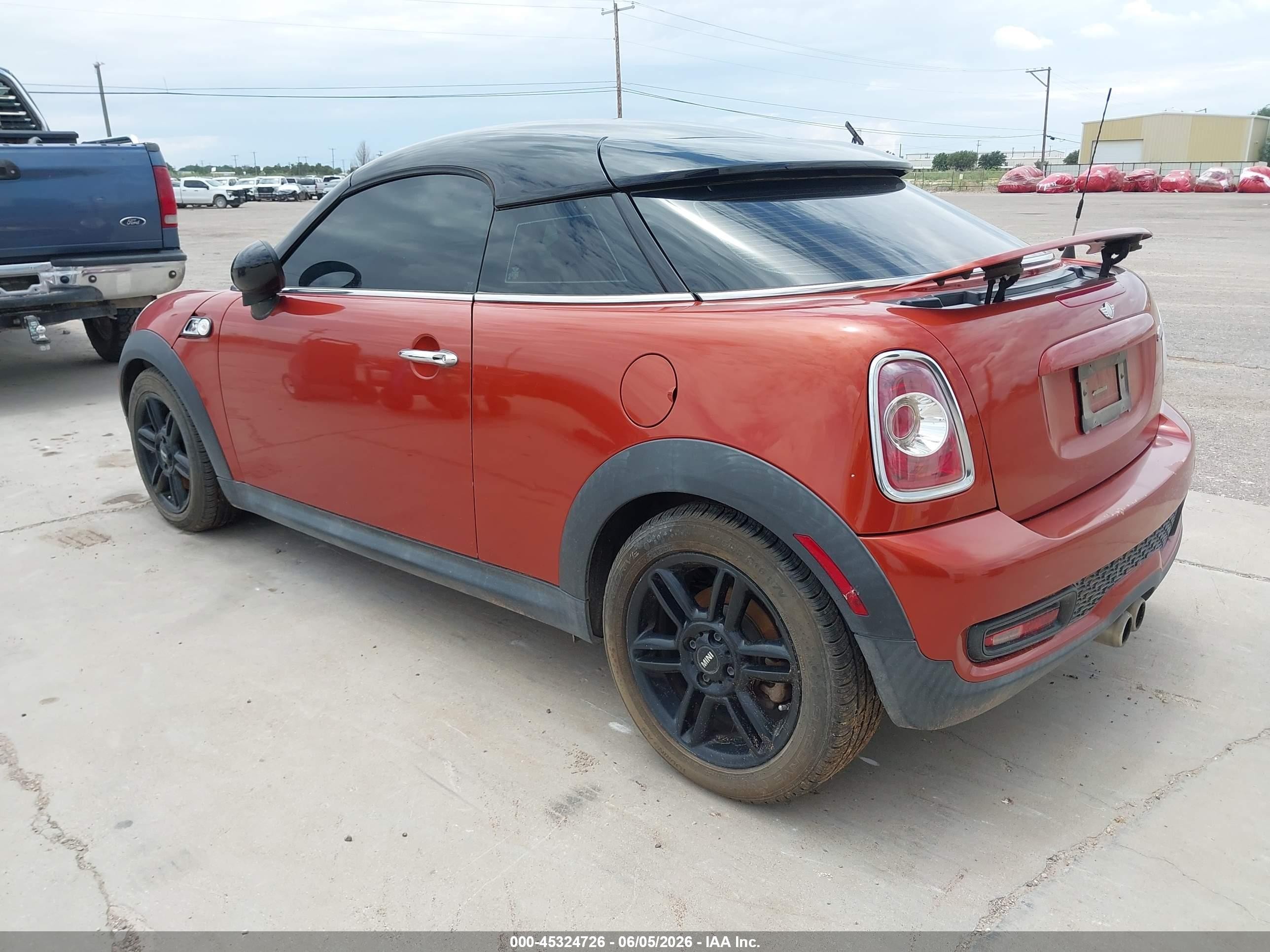 2014 Mini Coupe Cooper S Оранжевый vin: WMWSX3C59ET772710
