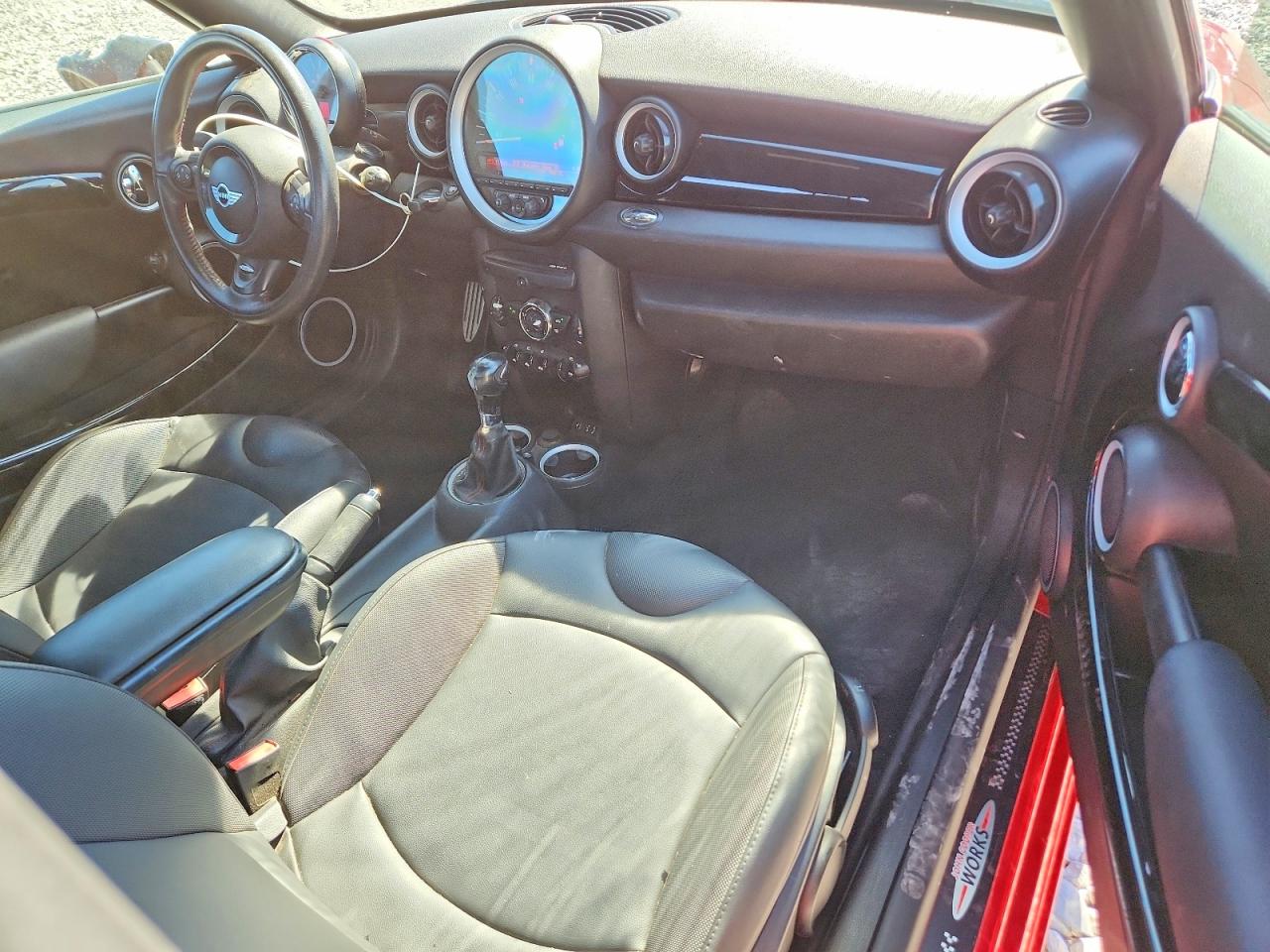 2014 Mini Cooper Coupe John Cooper Works Красный vin: WMWSX9C53ET380549