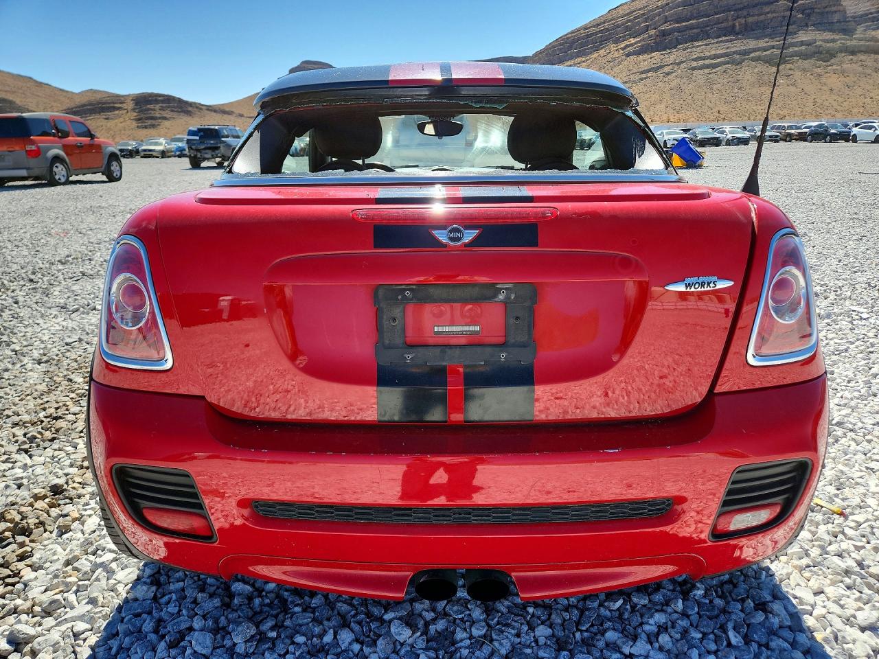2014 Mini Cooper Coupe John Cooper Works Красный vin: WMWSX9C53ET380549