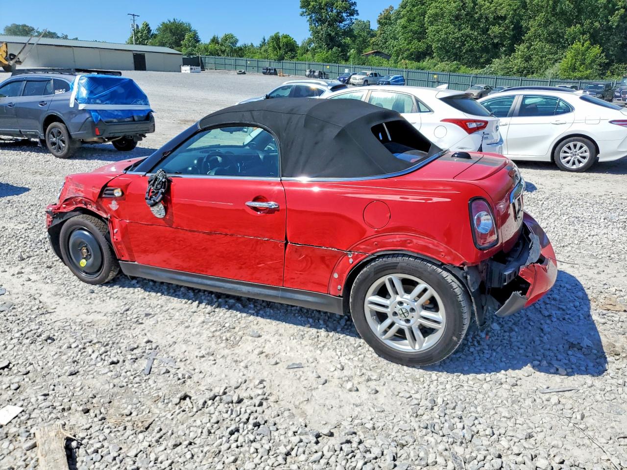 2015 Mini Cooper Roadster Red vin: WMWSY1C53FT626015