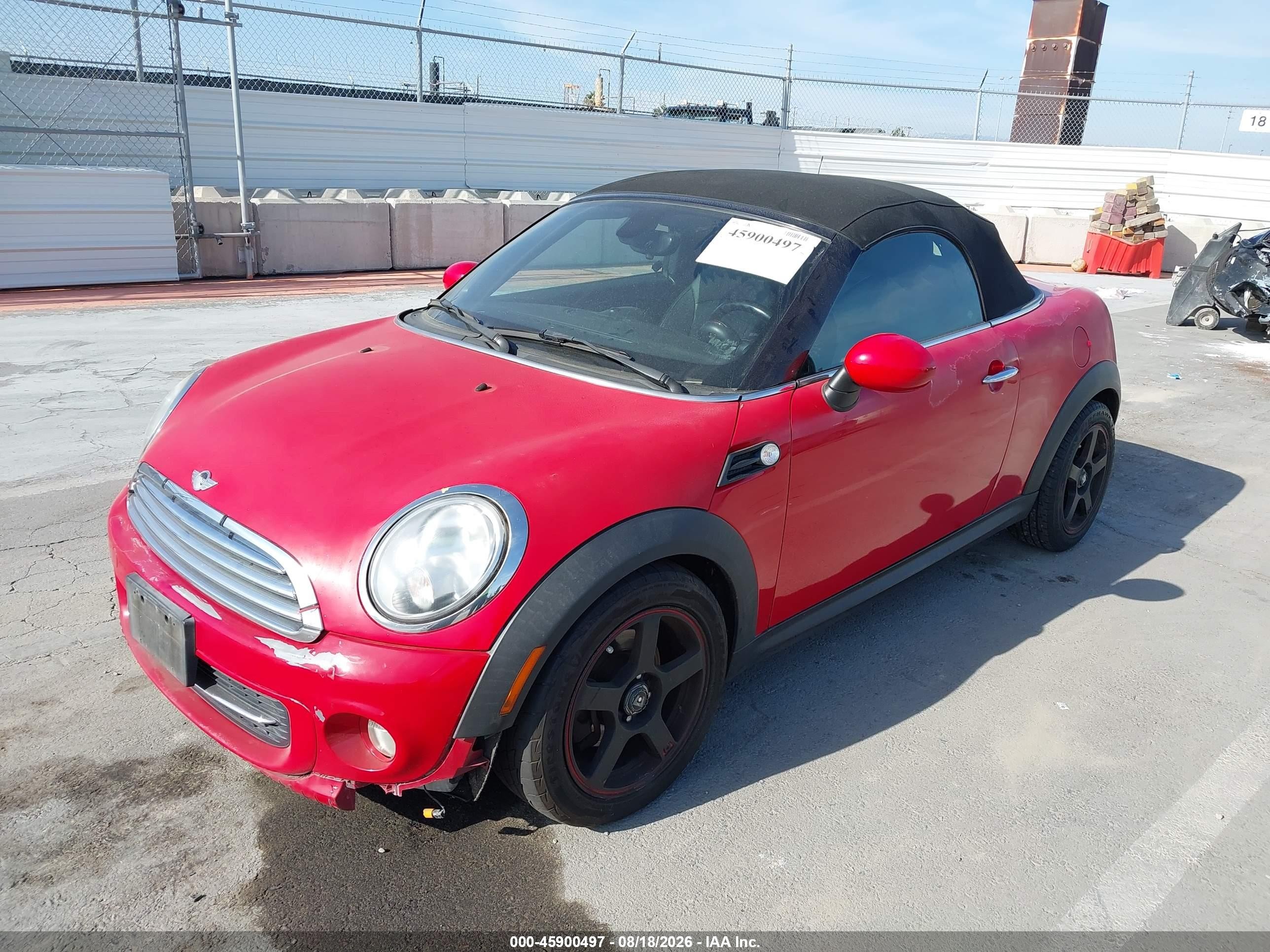 2012 Mini Cooper   Red vin: WMWSY1C54CT311560