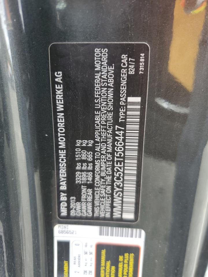 2014 Mini Cooper Roadster S Charcoal vin: WMWSY3C52ET566447