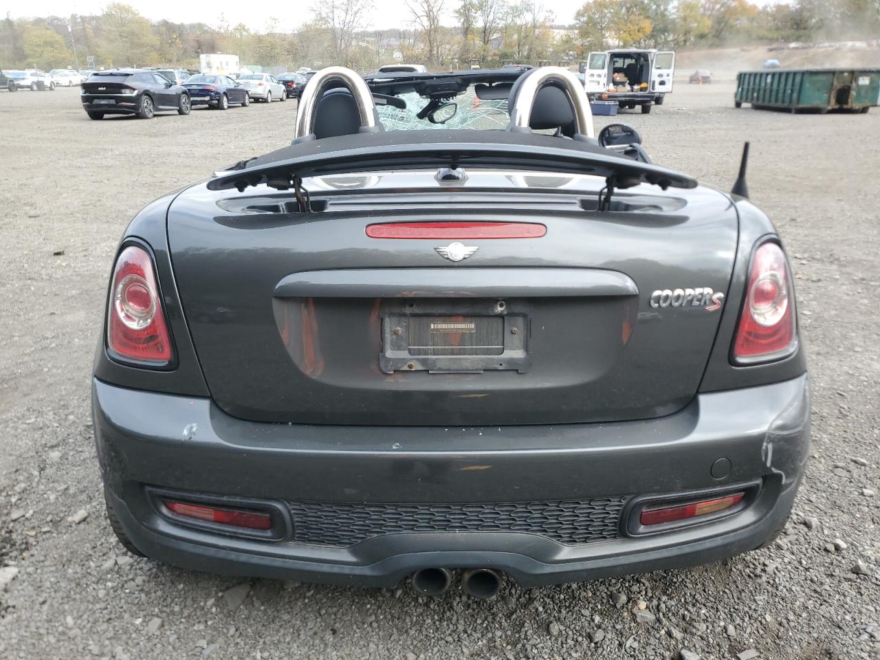 2014 Mini Cooper Roadster S Charcoal vin: WMWSY3C52ET566447