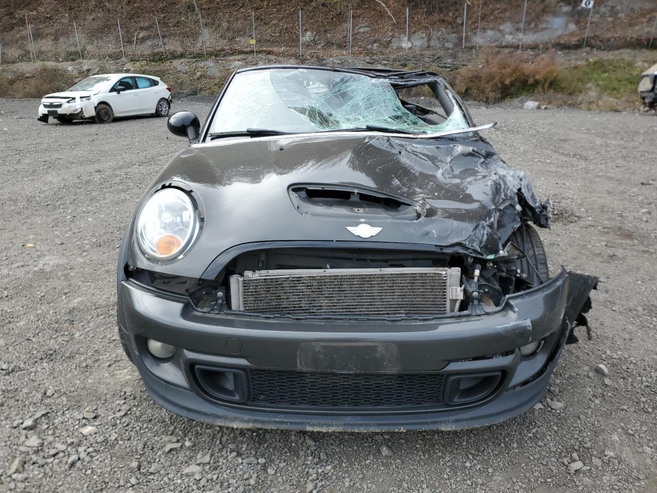 2014 Mini Cooper Roadster S Charcoal vin: WMWSY3C52ET566447