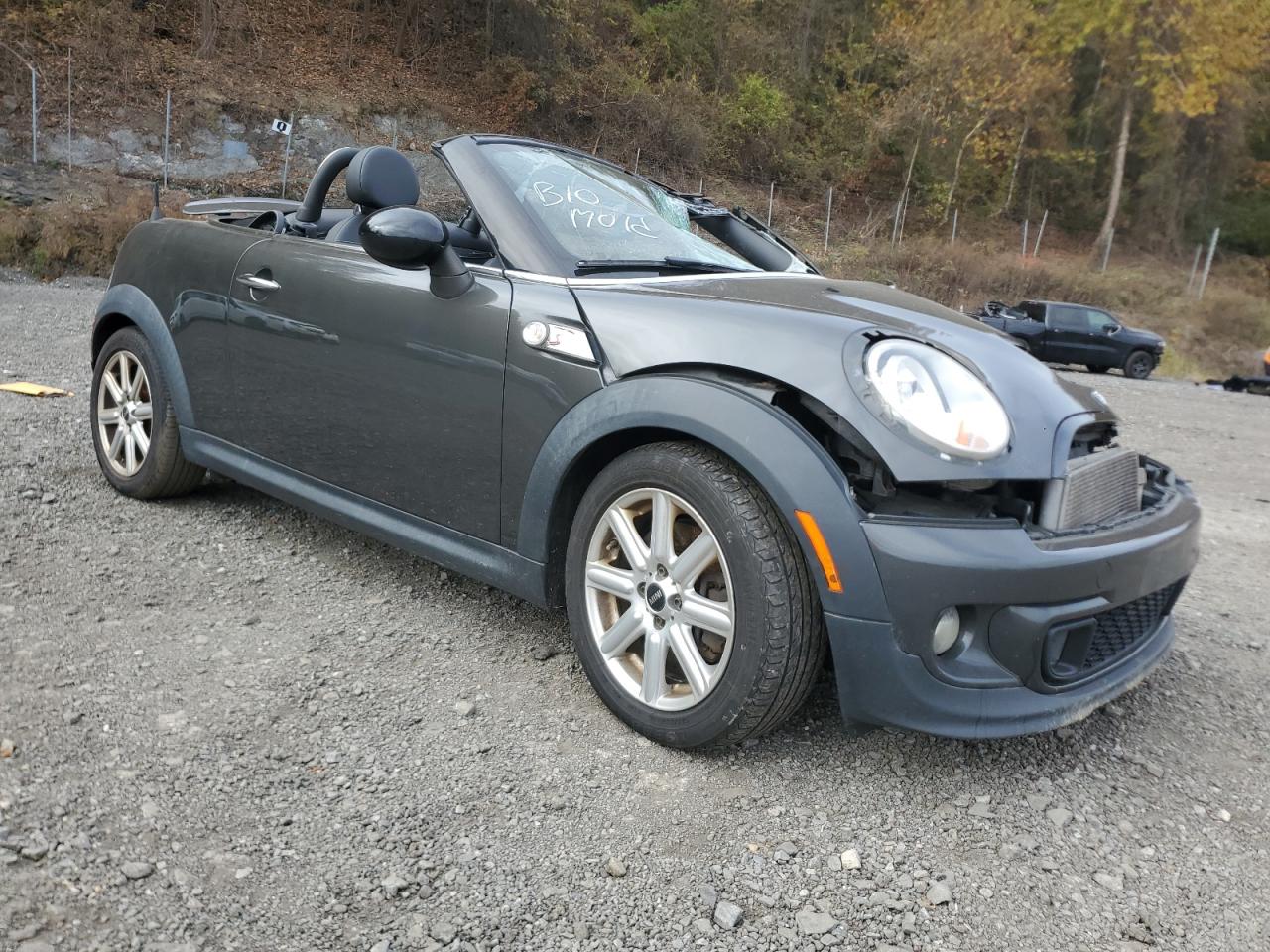 2014 Mini Cooper Roadster S Charcoal vin: WMWSY3C52ET566447