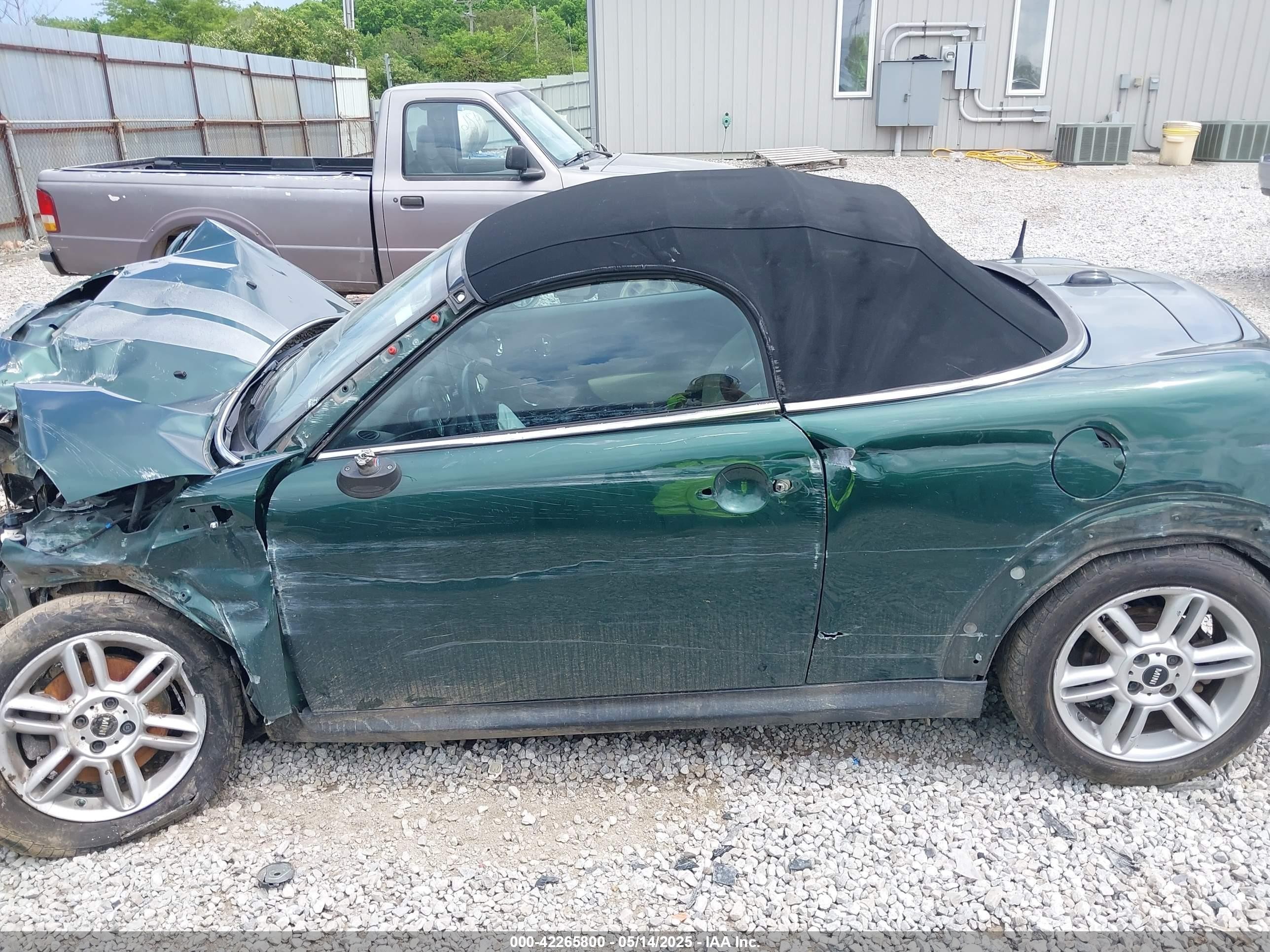 2013 Mini Roadster Cooper S Green vin: WMWSY3C55DT566134