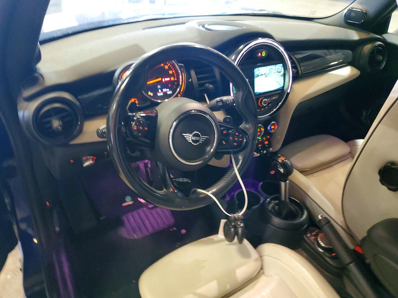 2019 Mini Cooper S Синий vin: WMWWG9C58K3E39613
