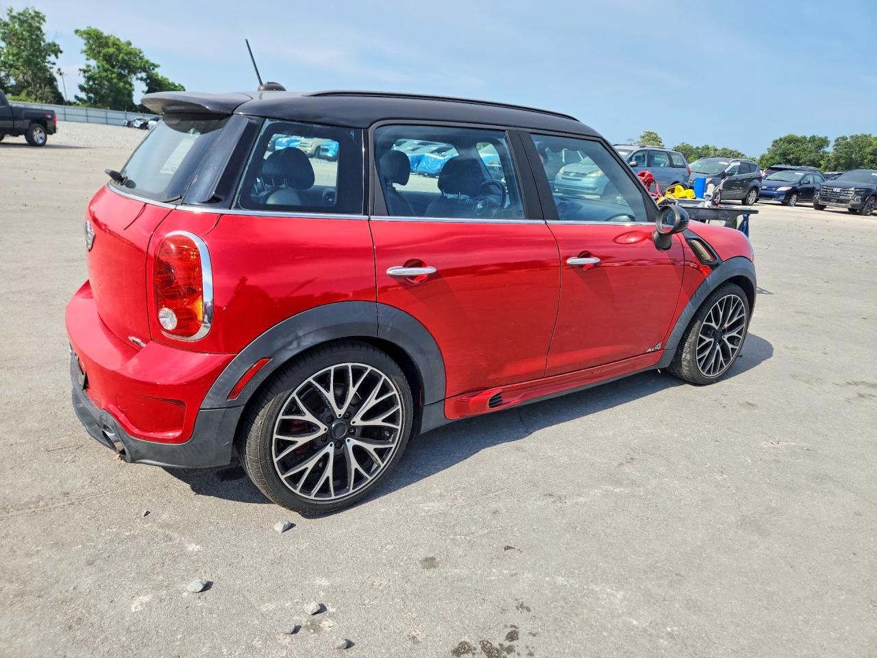 2014 Mini Cooper Countryman Jcw Red vin: WMWXD1C56EWL99644