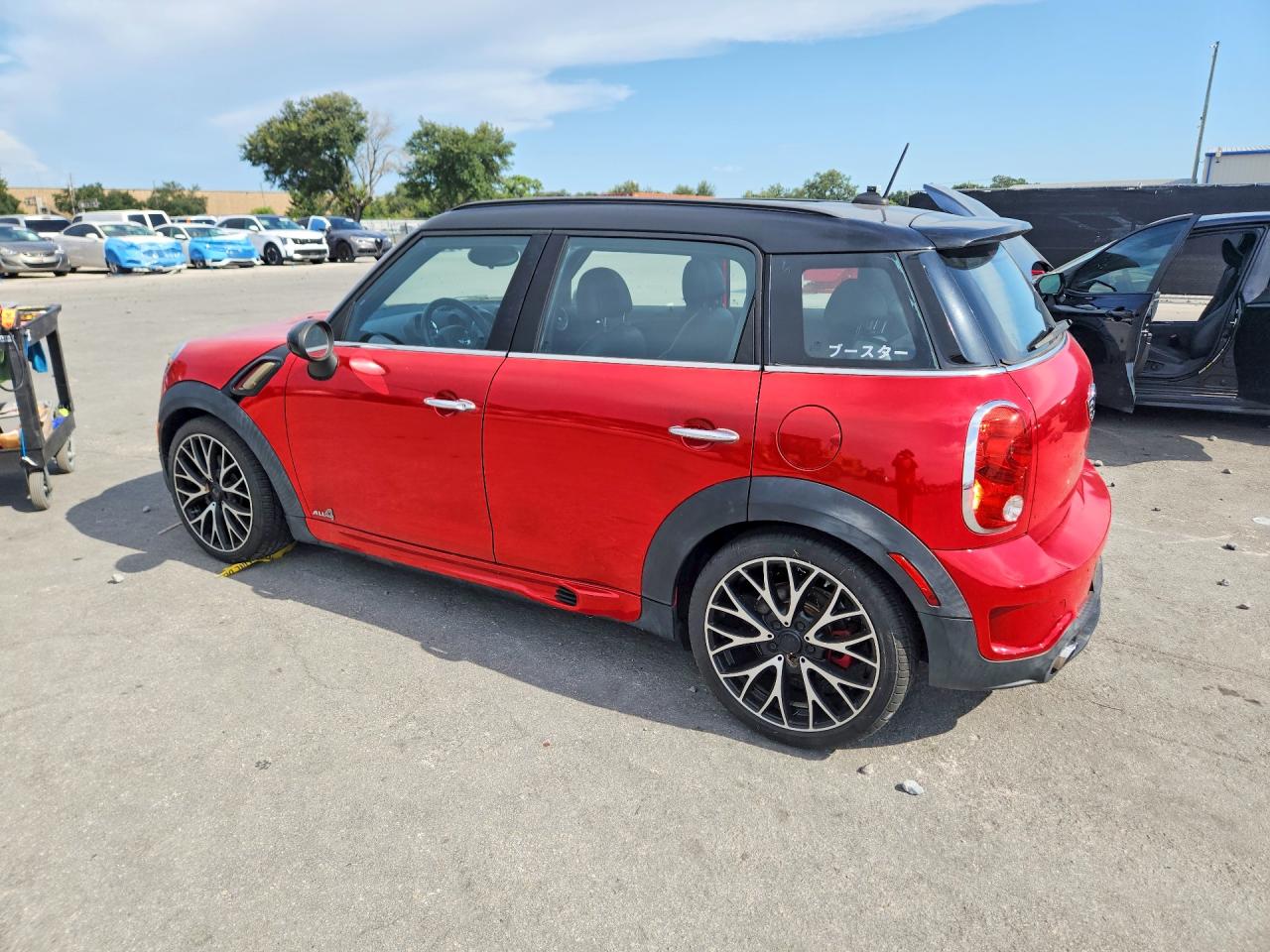 2014 Mini Cooper Countryman Jcw Red vin: WMWXD1C56EWL99644
